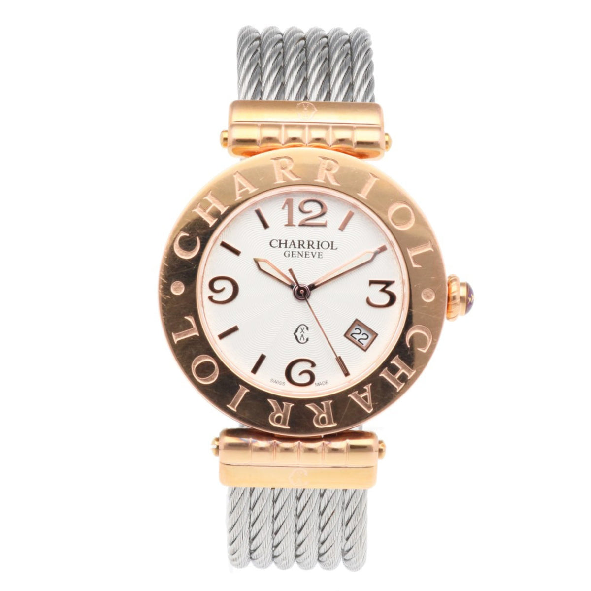 Charriol GZl1l6z7 horloge met wijzerplaat, 36 mm