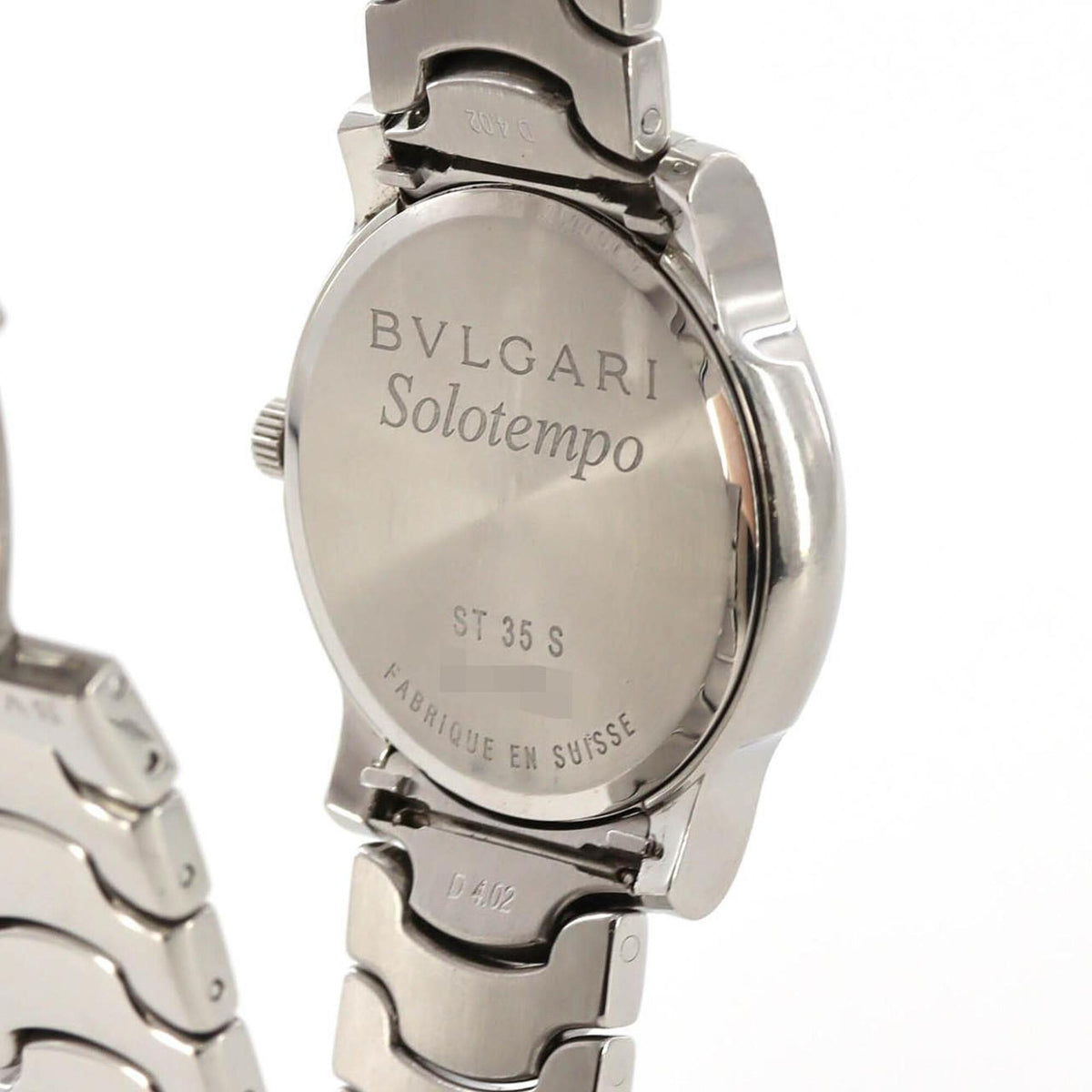 Bvlgari Bulgari Solotempo ST35S/ST35WSSD White Dial 35mm Watch