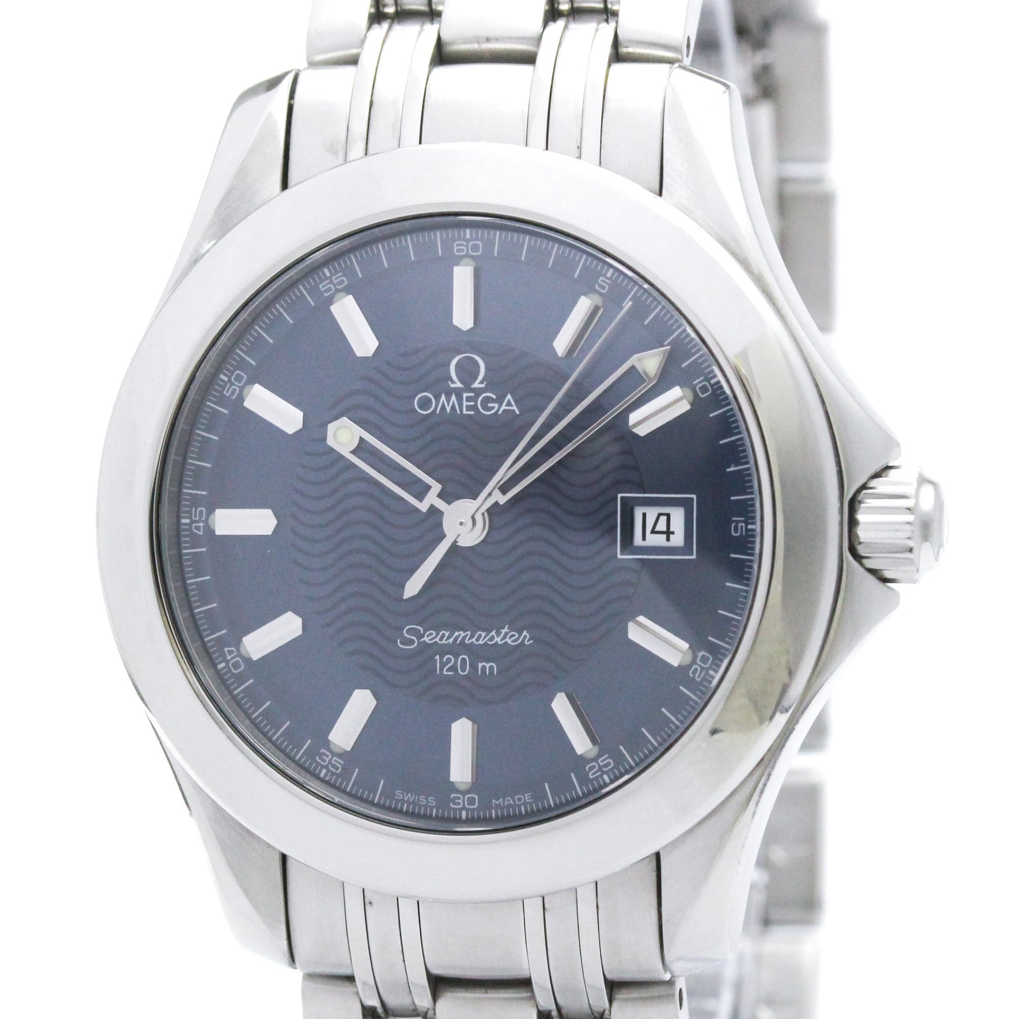 Montre Omega Seamaster 2511.81 à cadran bleu, 36 mm