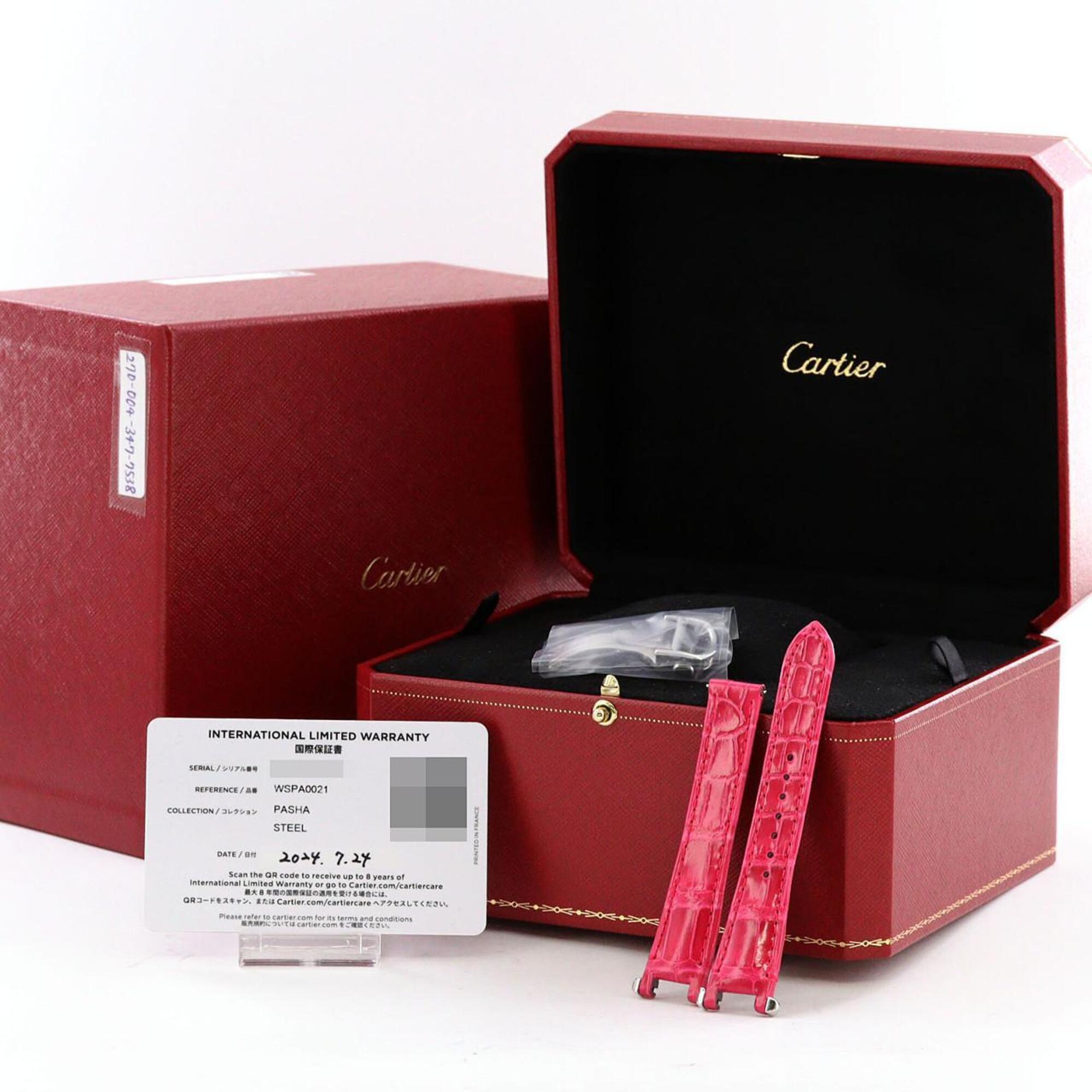 Cartier Pasha de WSPA0021 SS Quartz