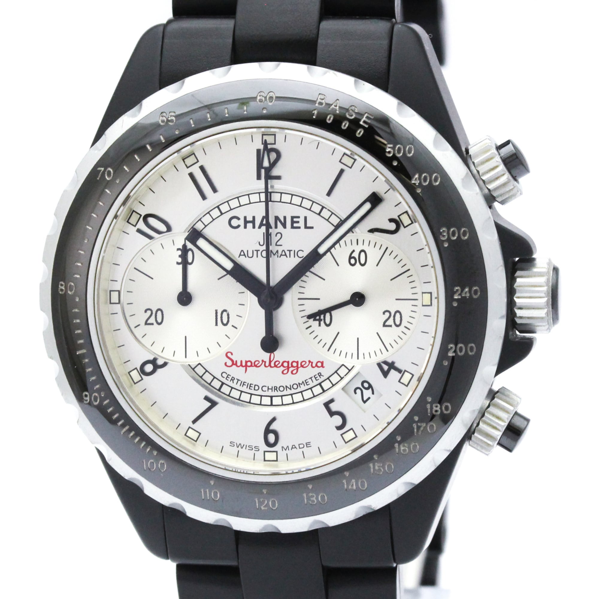 Chanel J12 H2039 Silver Dial 41mm Watch