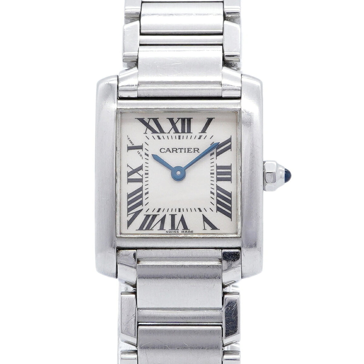 Cartier Tank Française SM W51008Q3 Ivory Dial 20mm Watch