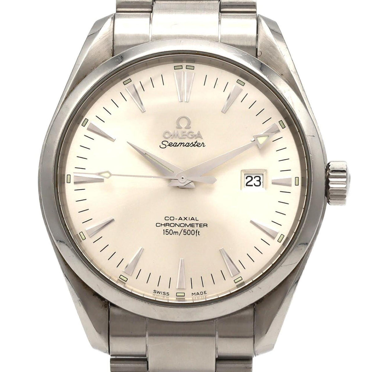 Omega Seamaster Aqua Terra 2502.3 Silber Zifferblatt 42 mm Uhr