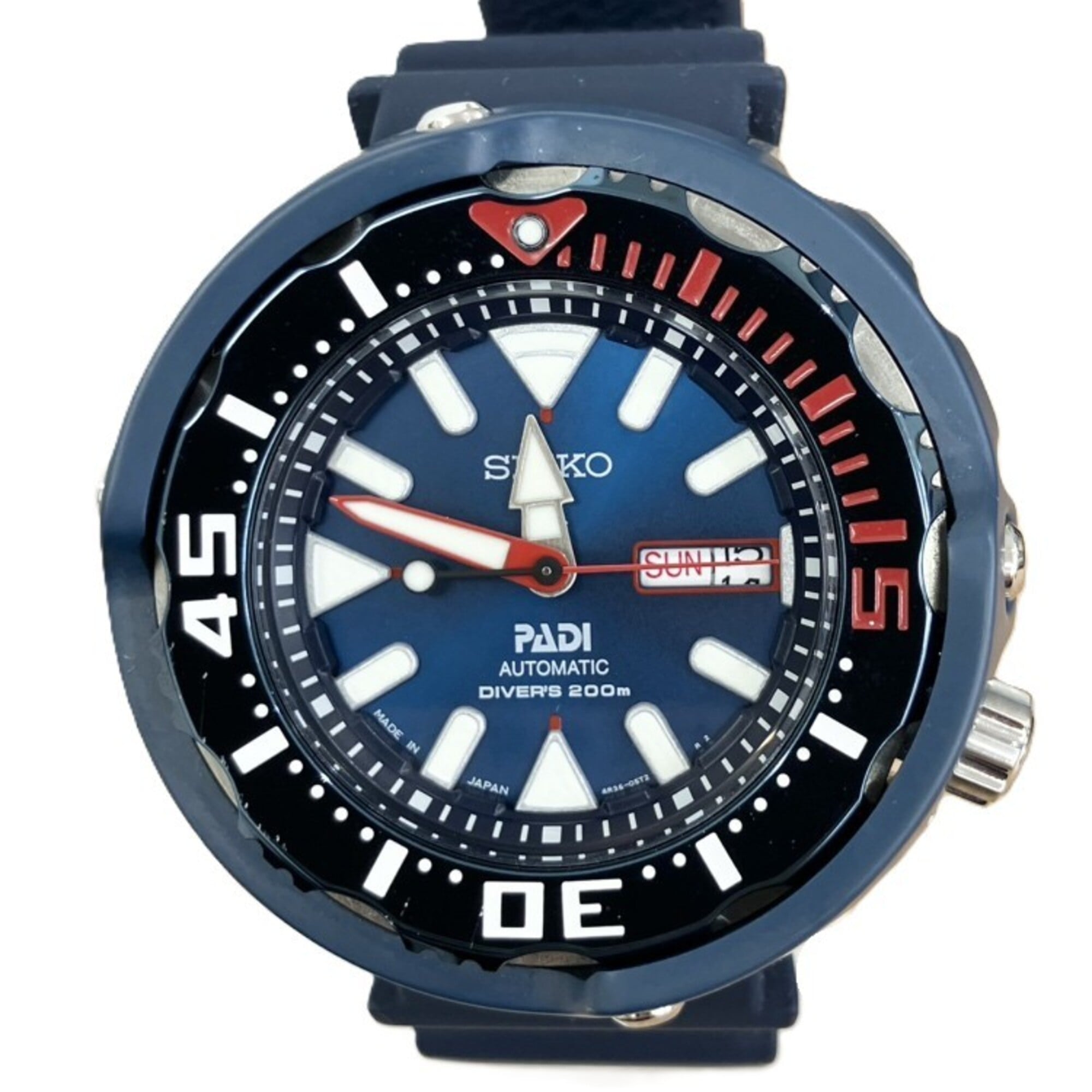 SEIKO Prospex PADI Collaboration Watch 4R36-05V0 with Rubber Band