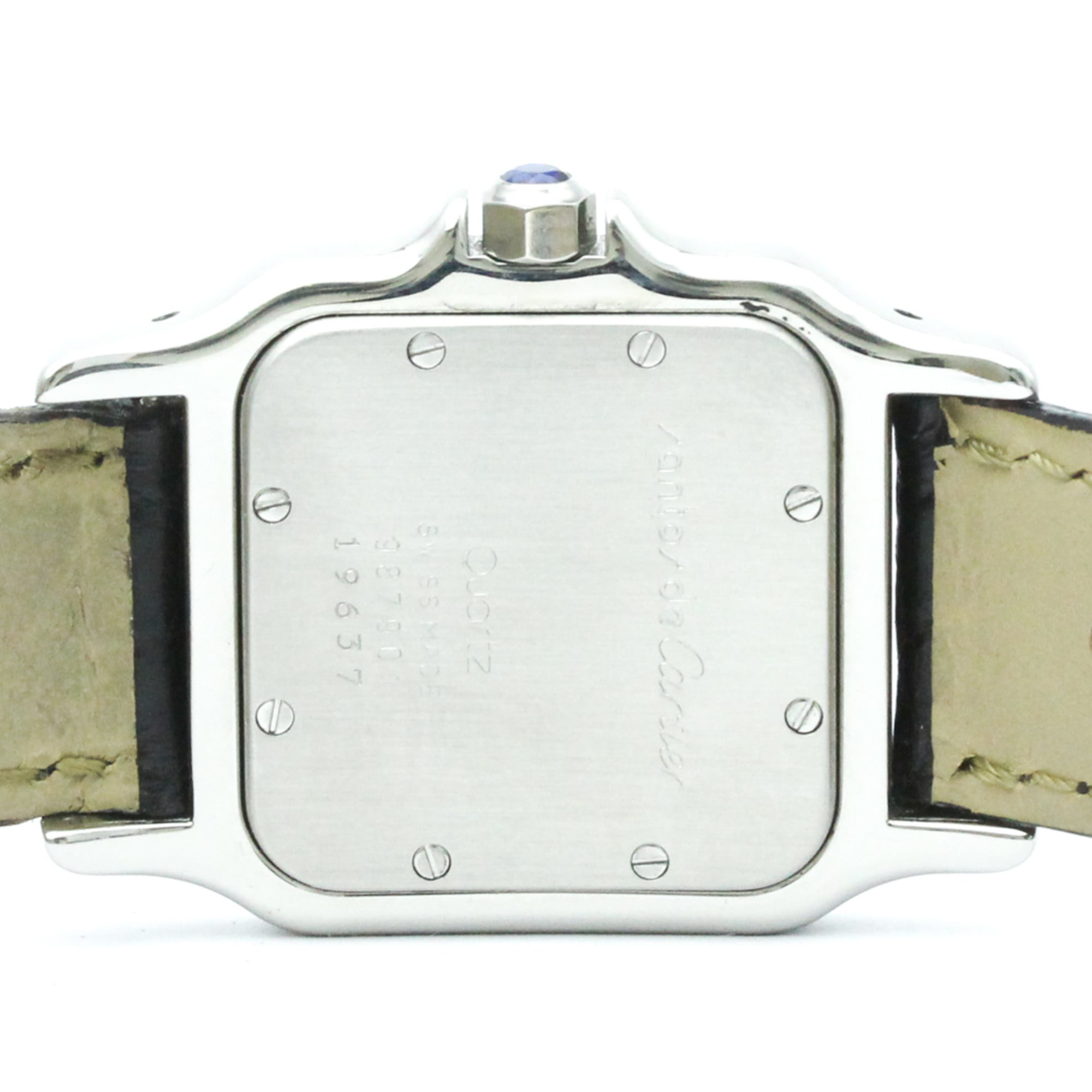 CARTIER Santos Galbee stalen quartz herenhorloge W20025D6