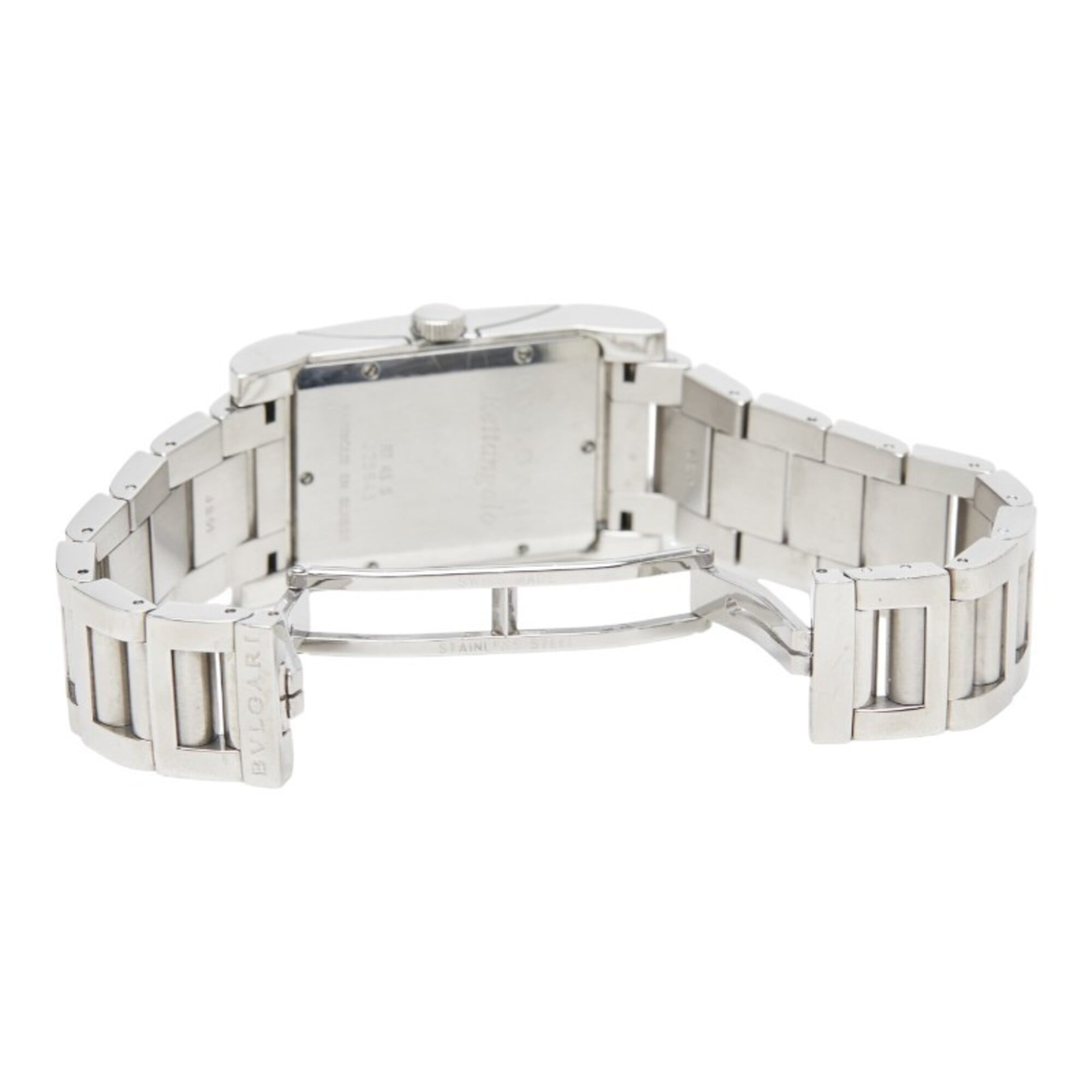 Montre Bvlgari Bulgari Rettangolo RT45S Blanc avec cadran de 26 mm