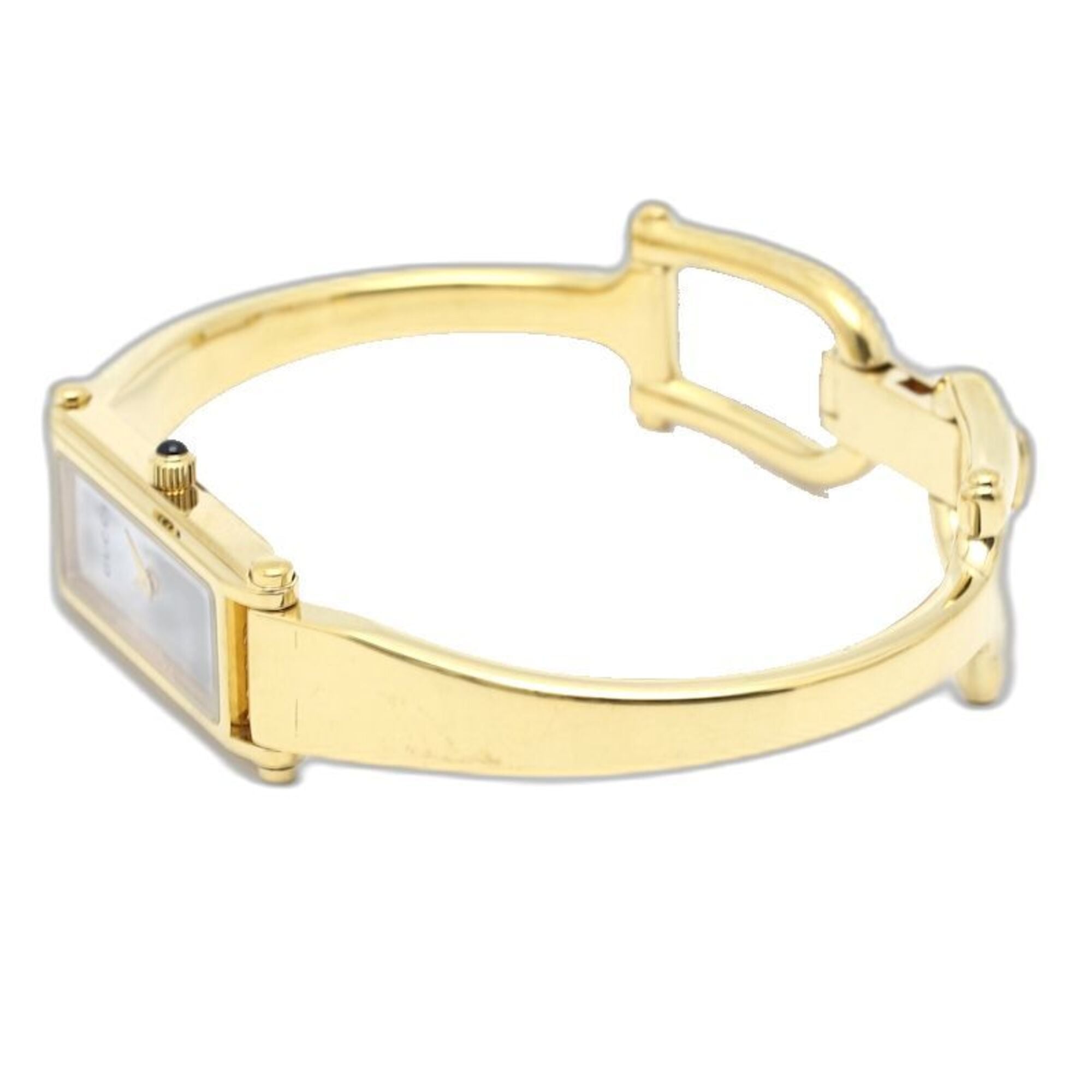 Gucci Bangle 1500L White Dial 12mm Watch