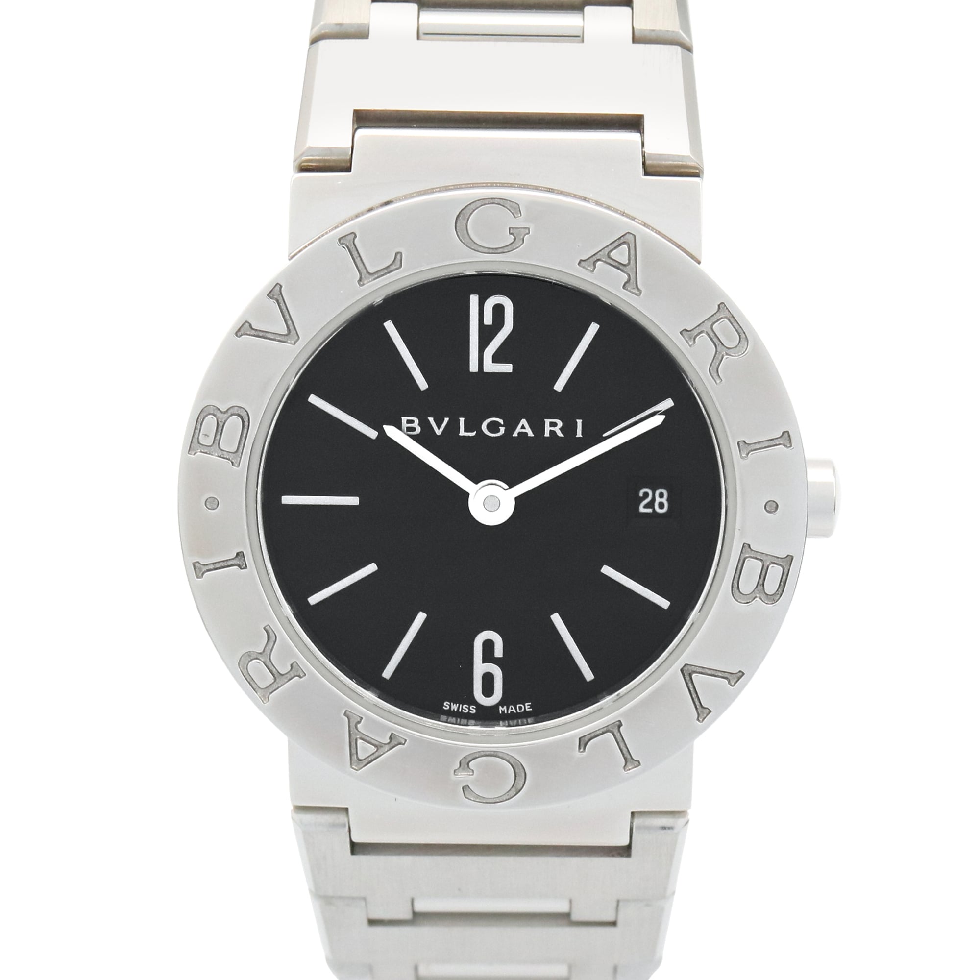 Bulgari BVLGARI Watch Stainless Steel Ladies Black BB26SS