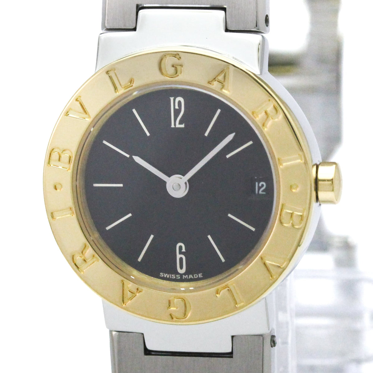 Bvlgari Bvlgari Bvlgari BB23SGD Black Dial 23mm Watch