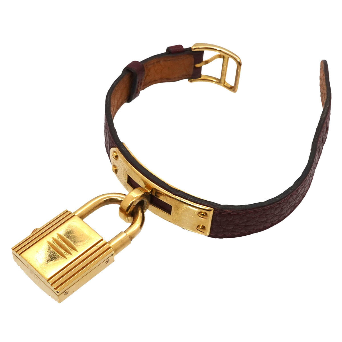 Hermes Kelly GZl1ldxz Bordeaux Dial 20mm Watch