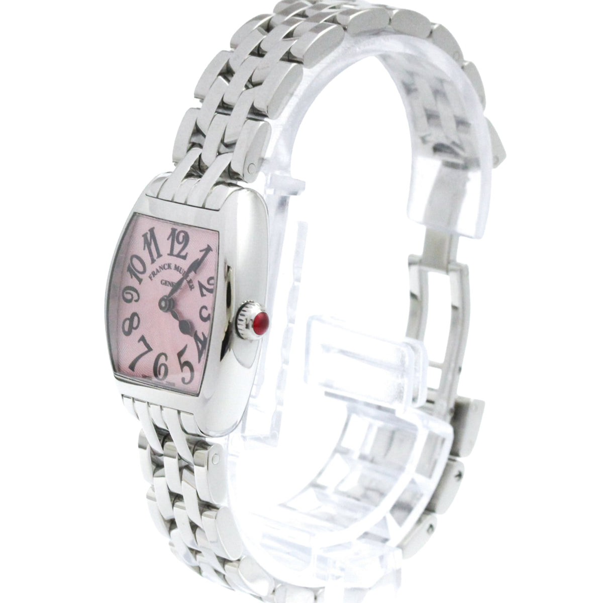 Franck Muller Cintree Curvex 2252QZ Rosa Zifferblatt 22 mm Uhr