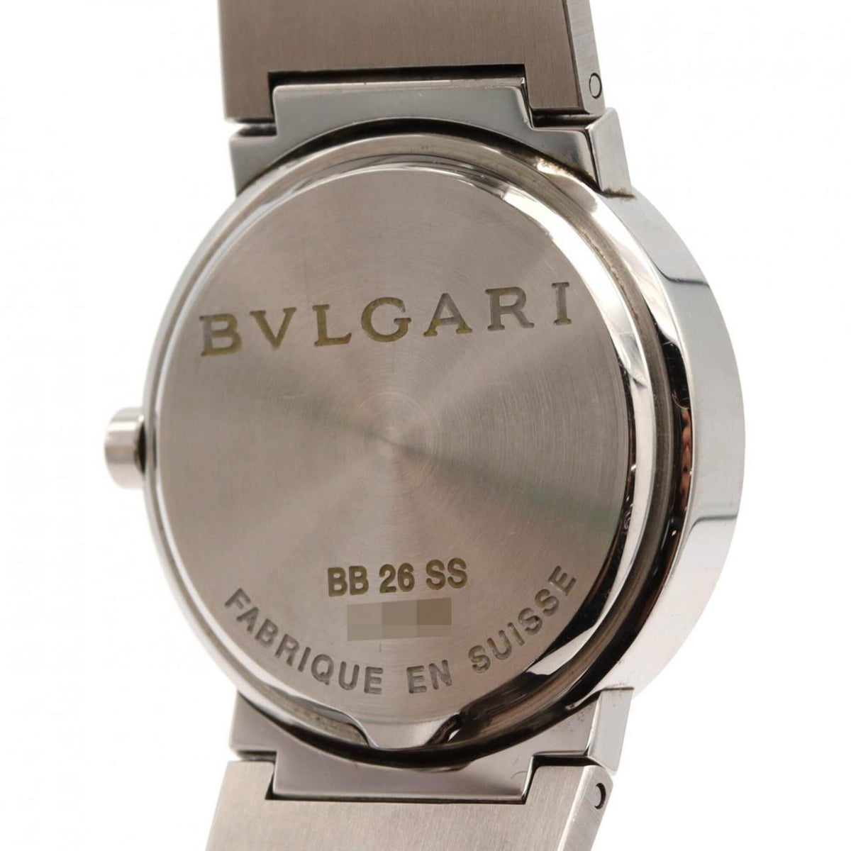 Montre Bvlgari 12P BB26SS/12 Noir avec cadran de 26 mm