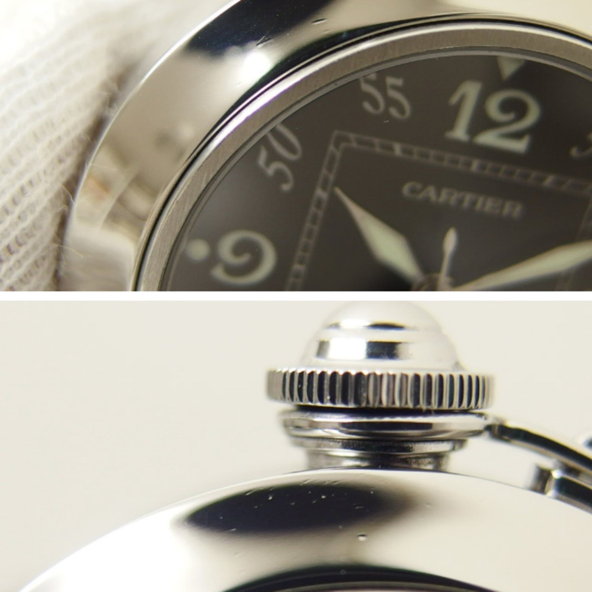 Cartier Pasha C 35 mmSchwarz Zifferblatt, Edelstahl, 20180320