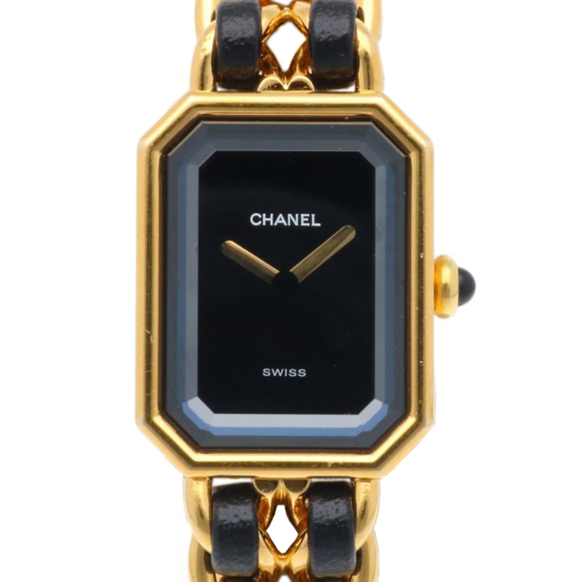Chanel Première M H0001 Black Dial 20mm Watch