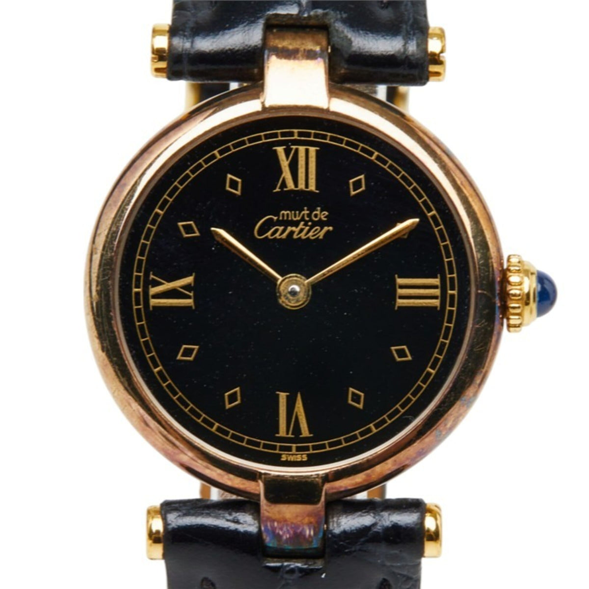 Cartier Must Vendôme 590004 Black Dial 24mm Watch