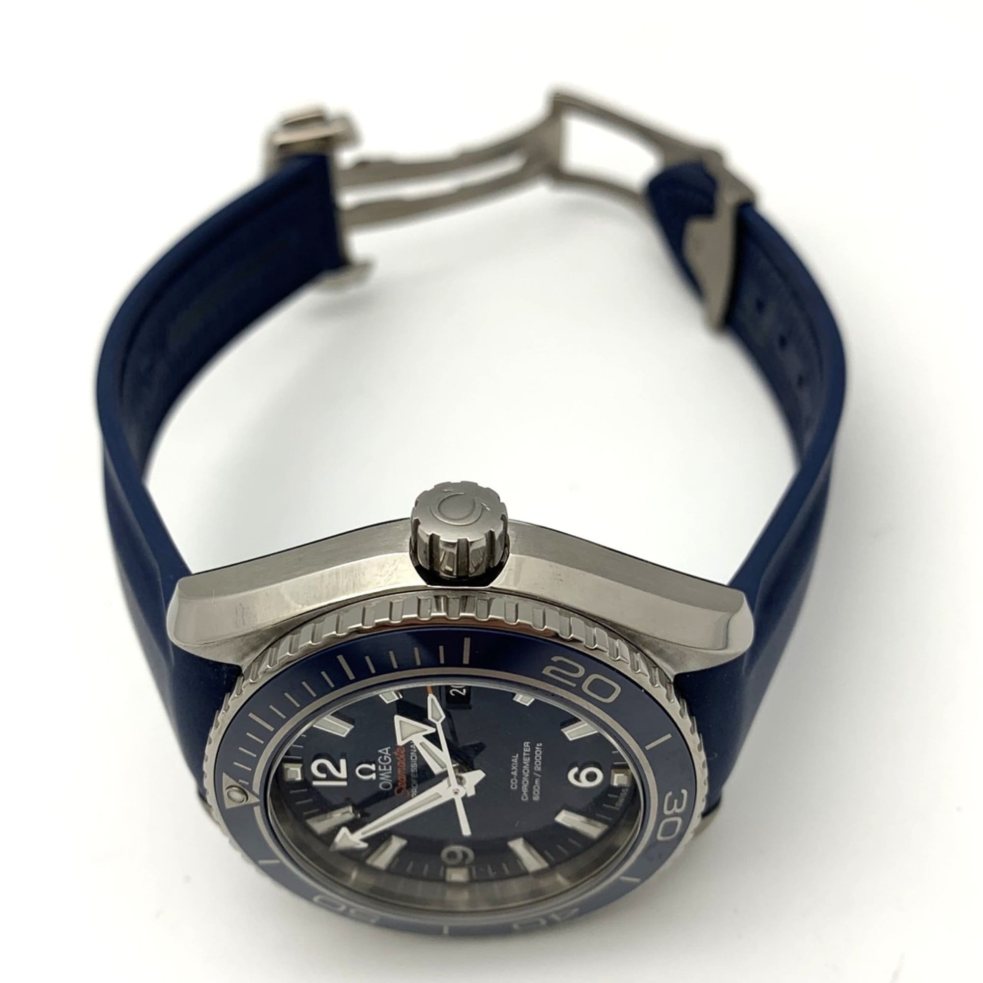 Montre Pour Hommes OMEGA Seamaster Planet Ocean Date 600M 232.92.38.20.03.001Automatique Co-Axial, bleue, ITWZCT9XJGYM