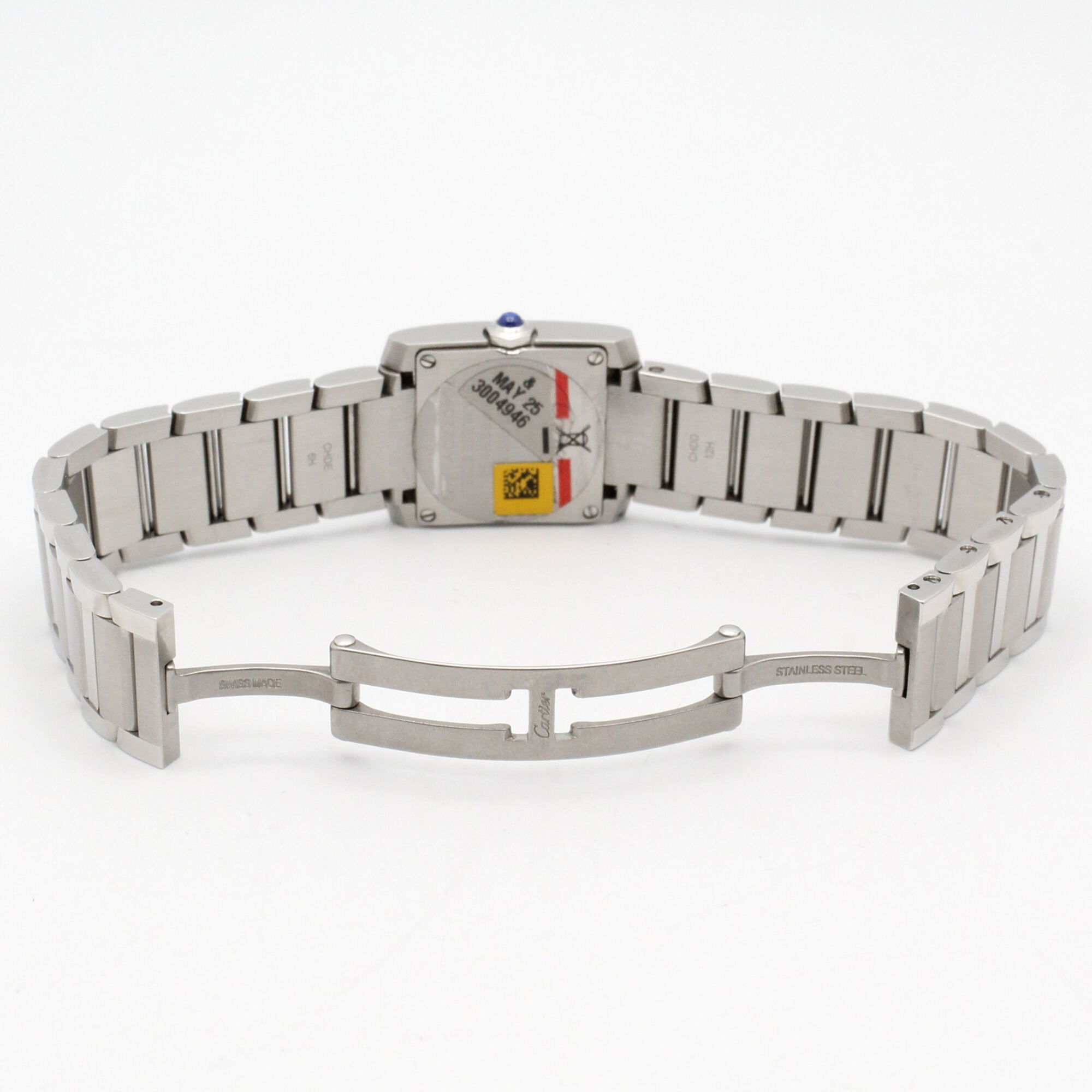 Cartier Tank Francaise WST0065 Silver Dial 21mm Watch