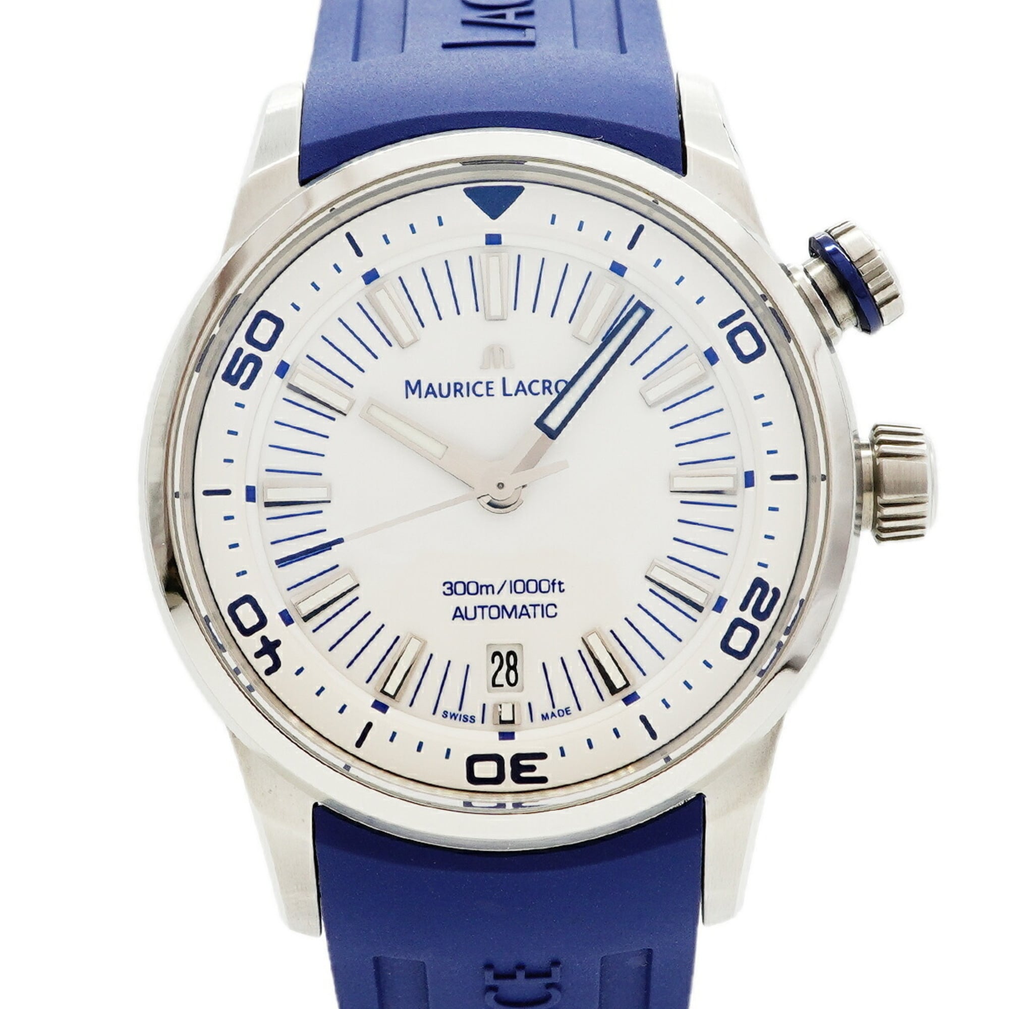 Maurice Lacroix Pontos S Diver PT6248 White Dial 41mm Watch
