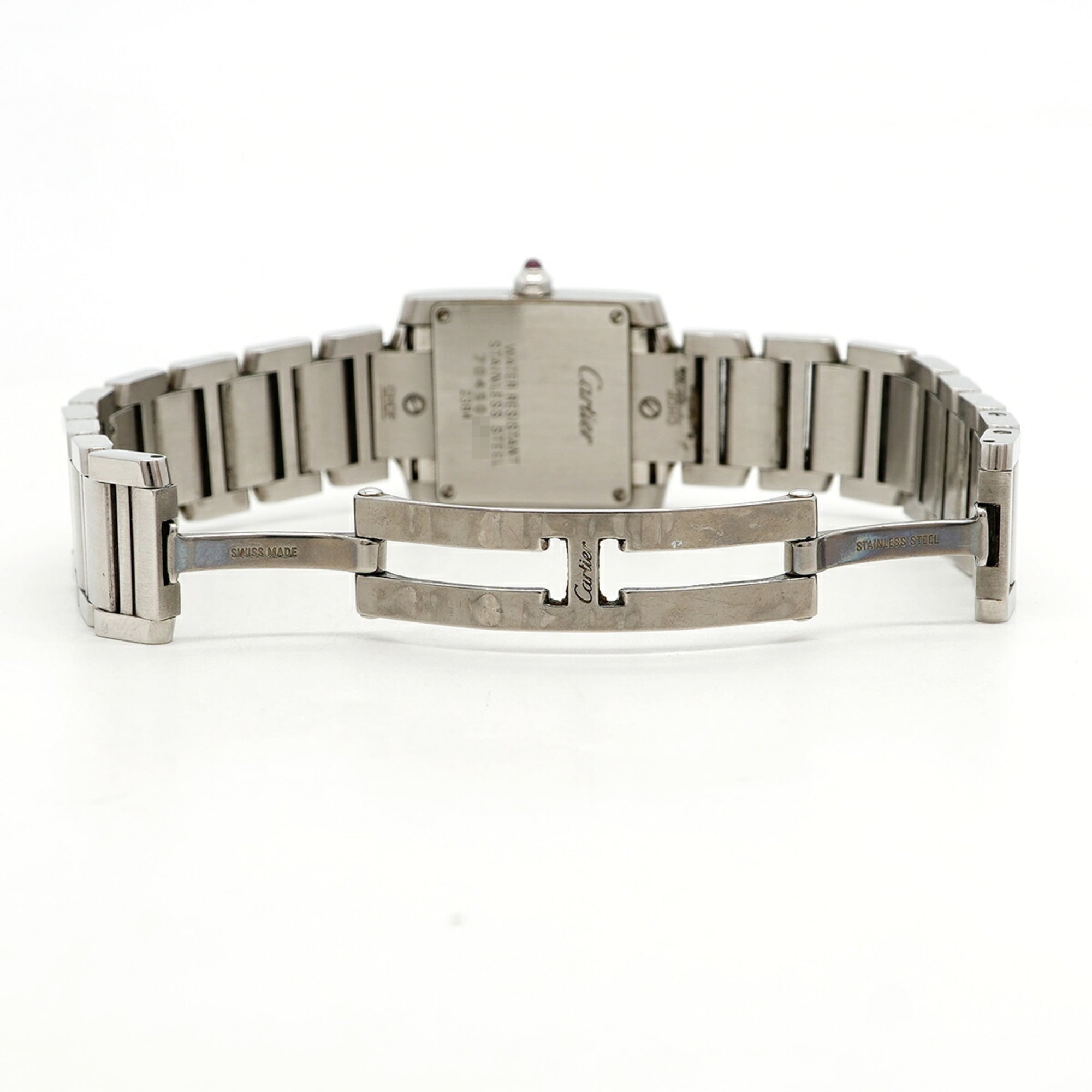 Cartier Tank W51028Q3 Pink Dial 20mm Watch