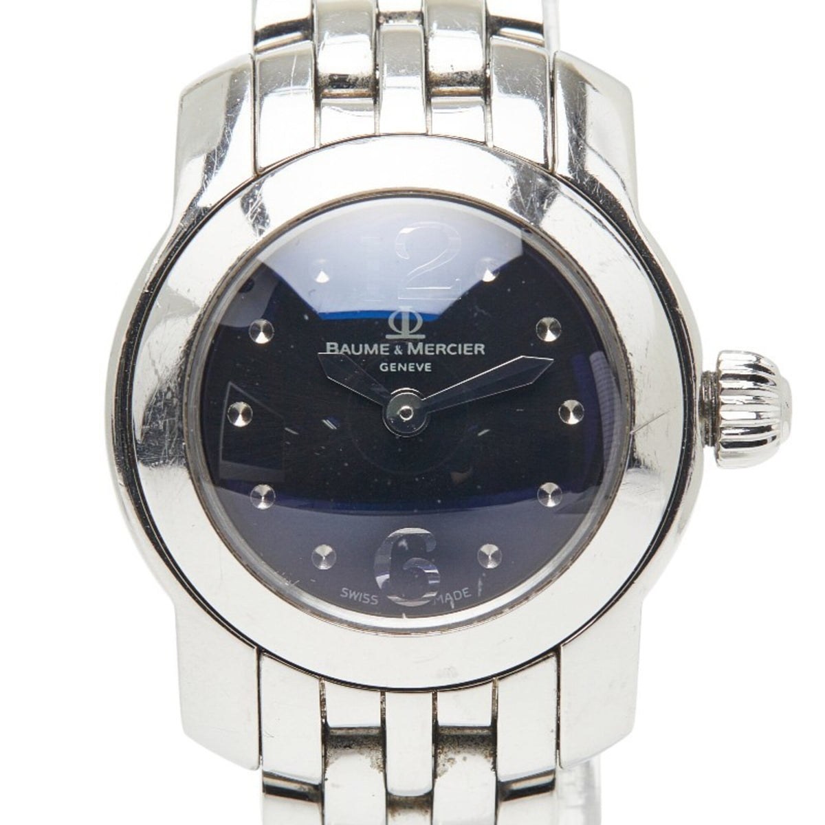 Baume & Mercier Capeland Schwarz Zifferblatt 21 mm Uhr