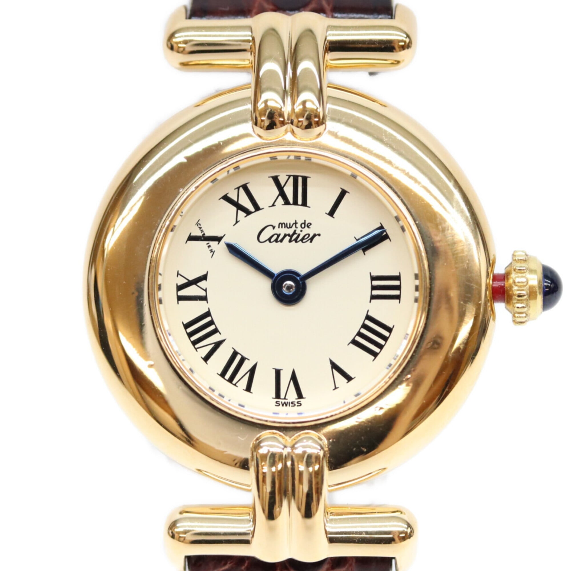 Cartier W1000653 925 Must ColisÃ©e SM Vermeil Quartz Gold with Ivory Dial Ladies