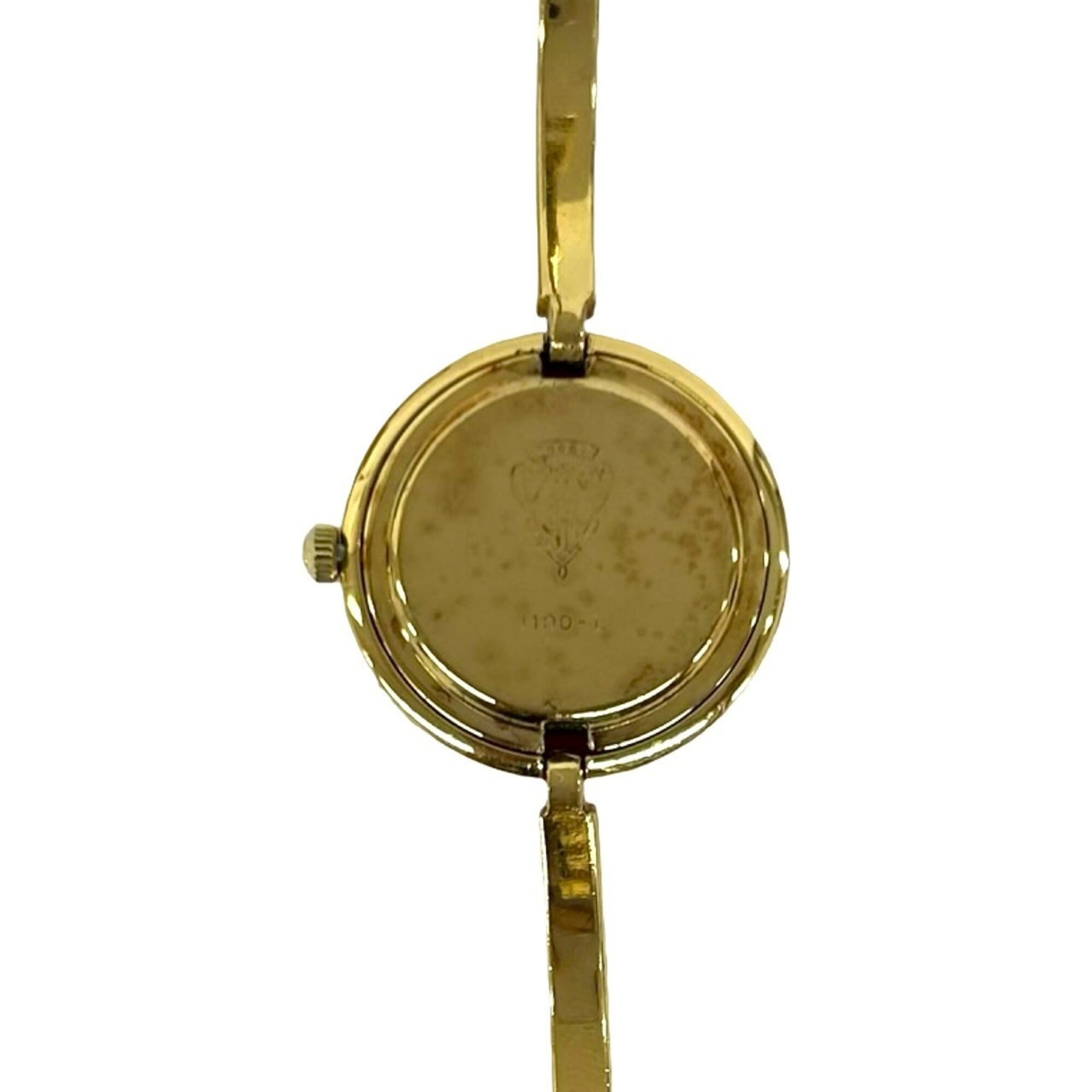 GUCCI Vintage Changeable Bezel Sherry Line GP Watch Wristwatch Gold 30660