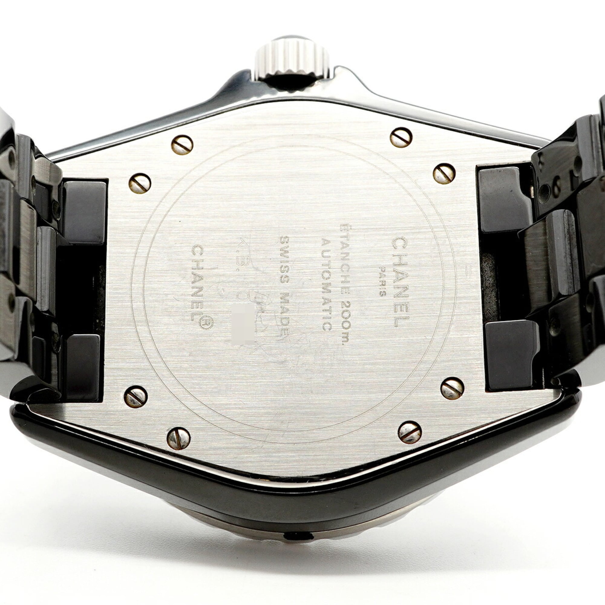 Chanel J12 H1174 Black Dial Ceramic 38mm Watch