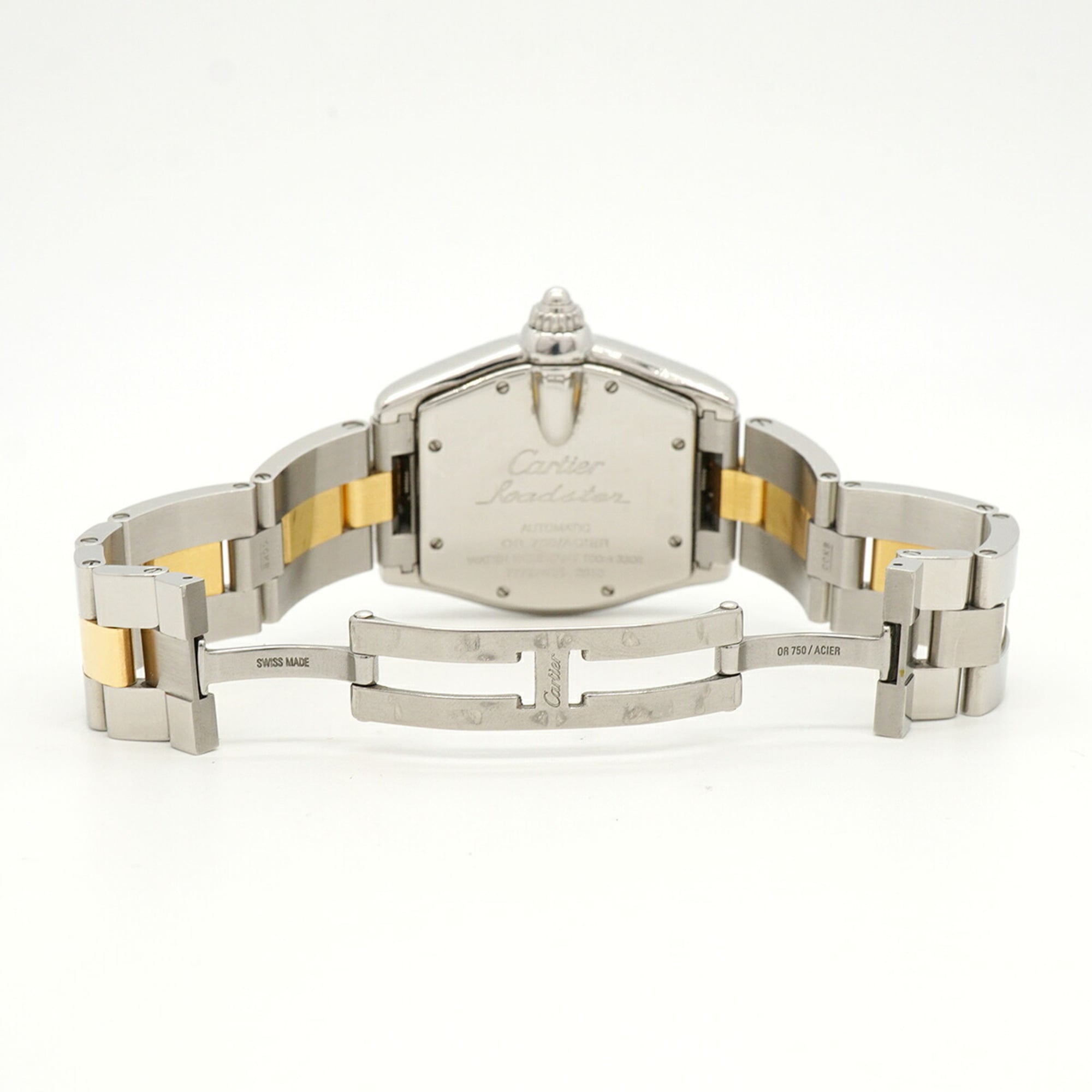 Cartier Roadster LM W62031Y4 Silver Dial 37mm Watch