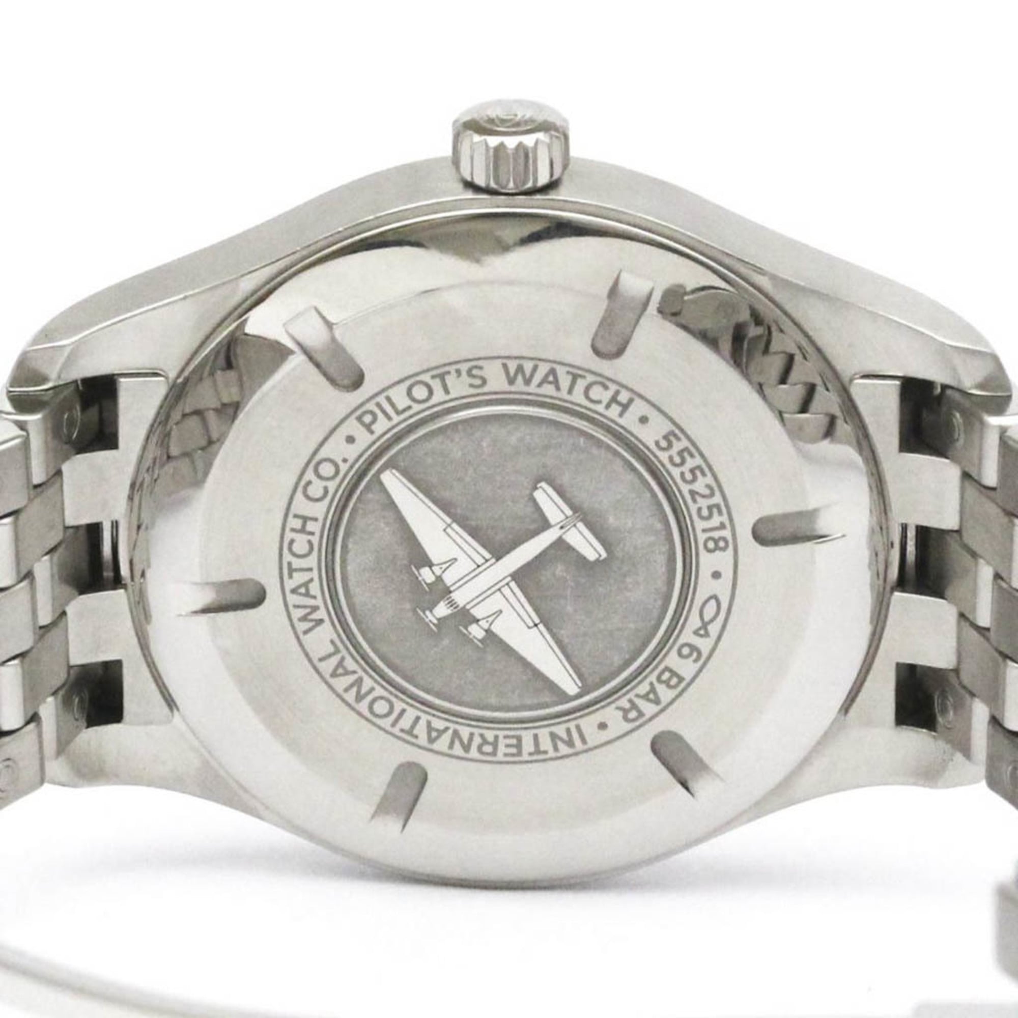 IWC Pilot Watch XVIII 18 Automatic Stainless Steel Mens Watch IW327011 Polished