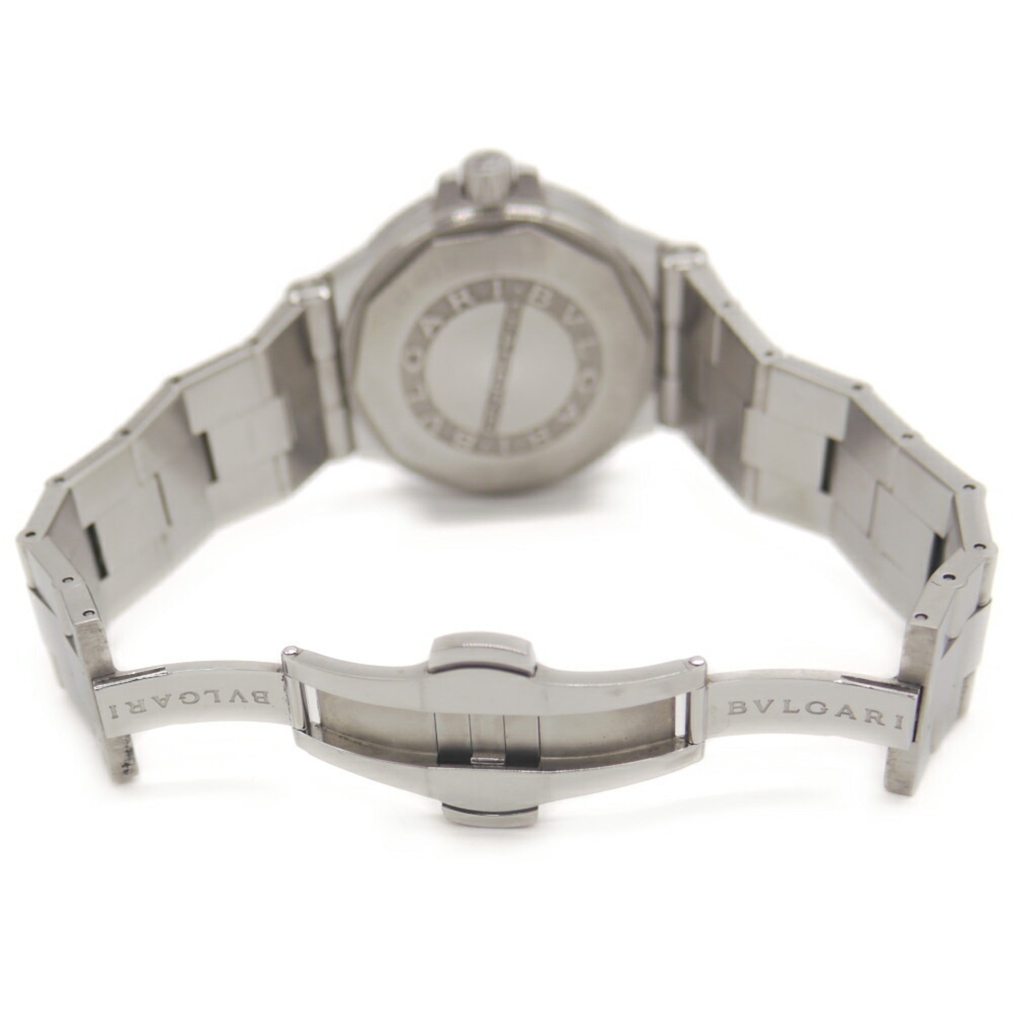 Bulgari Diagono Date DG40S Automatic Black Dial Watch