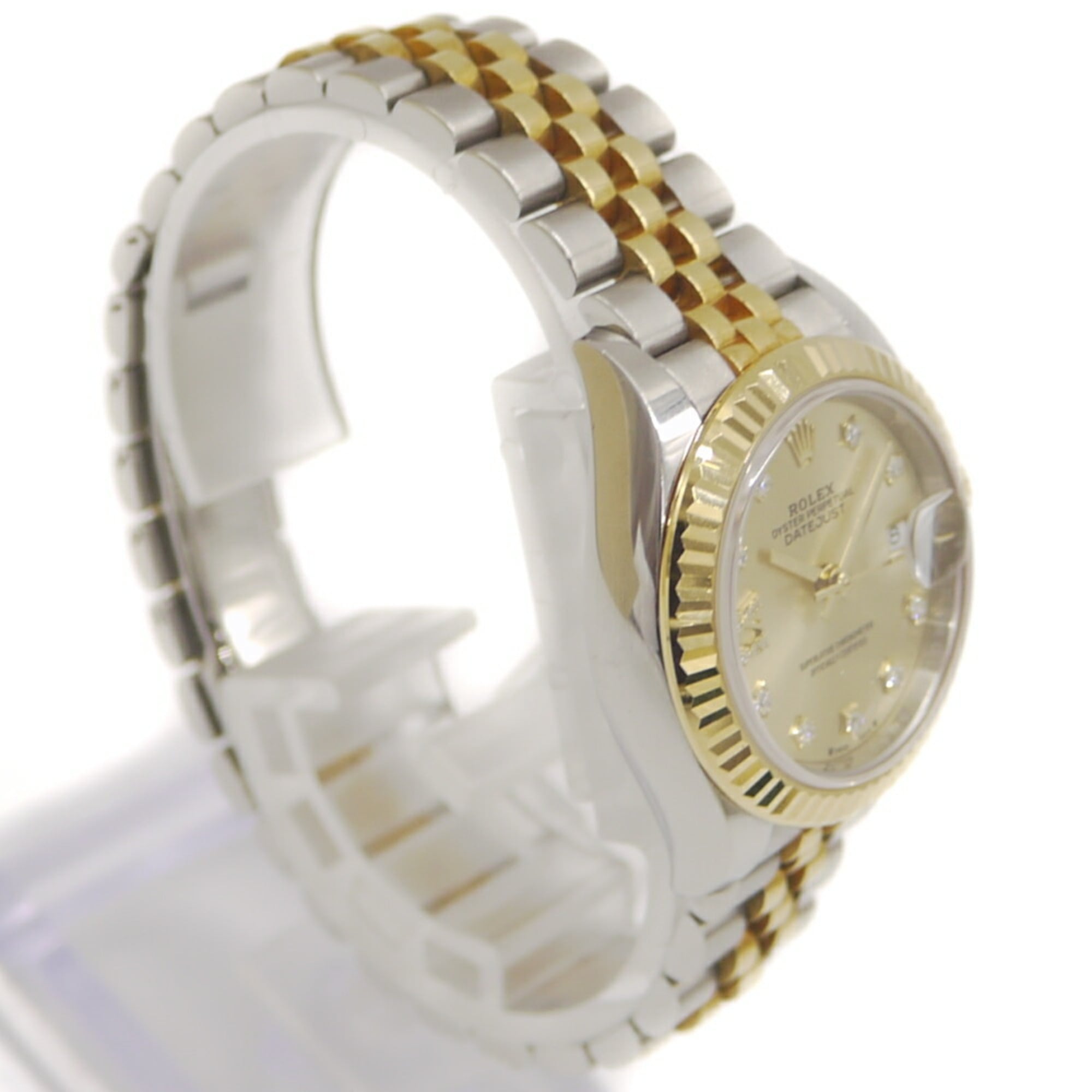 ROLEX Datejust 28 279173G Automatic Stainless Steel/Yellow Gold Star Diamond Dial Ladies Watch