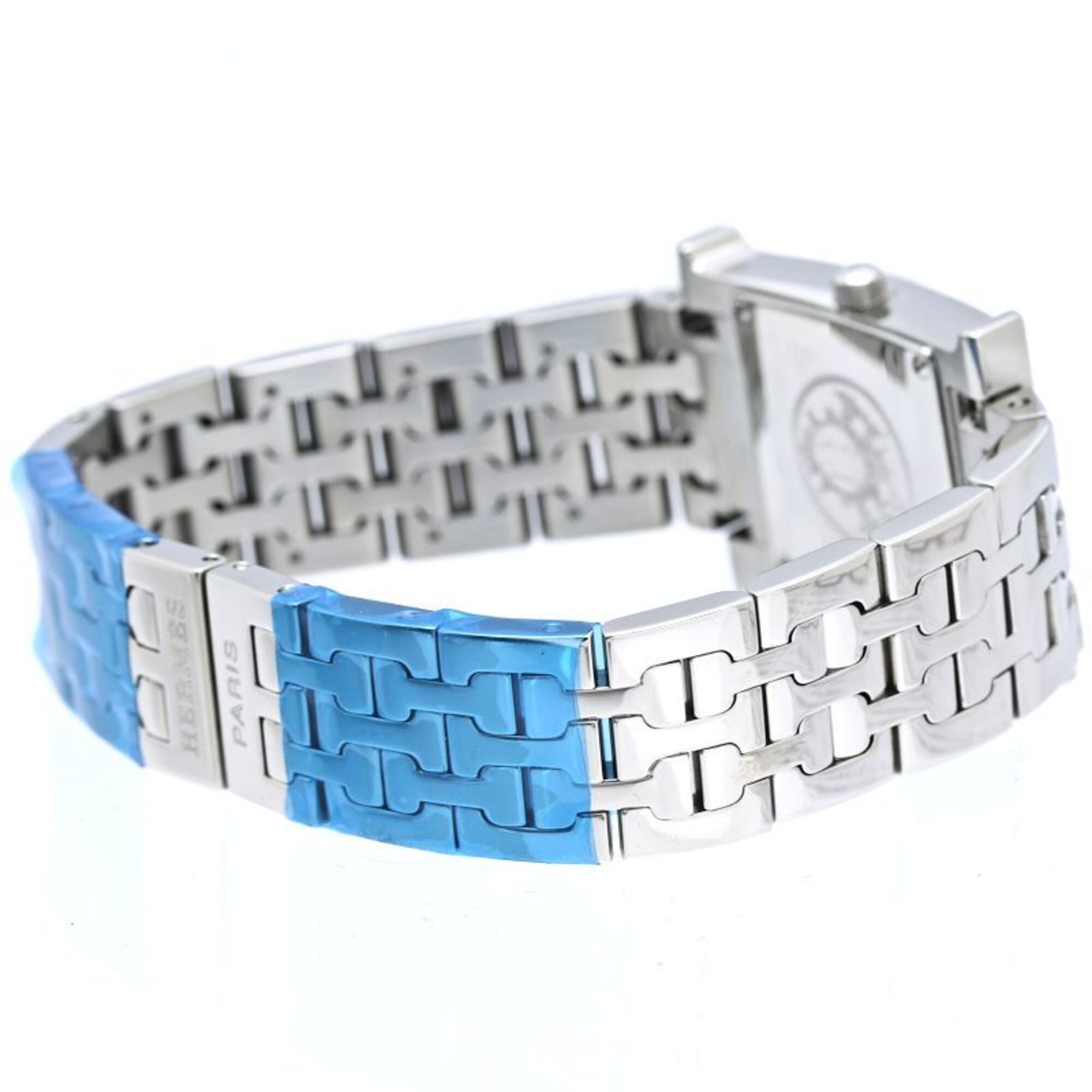HERMES H-Watch HH1.210.260/4804 Damenuhr aus Edelstahl /40405