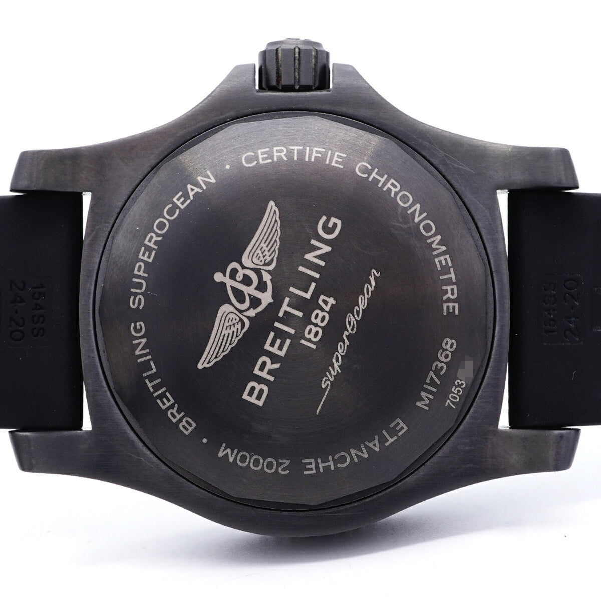 Breitling Superocean M17368 mit gelbem Zifferblatt, 46 mm Uhr