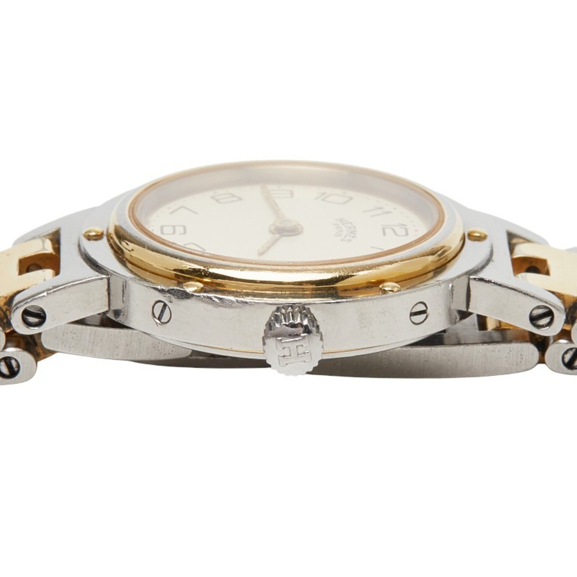 Hermes Clipper CL3.240 Beige Dial 24mm Watch