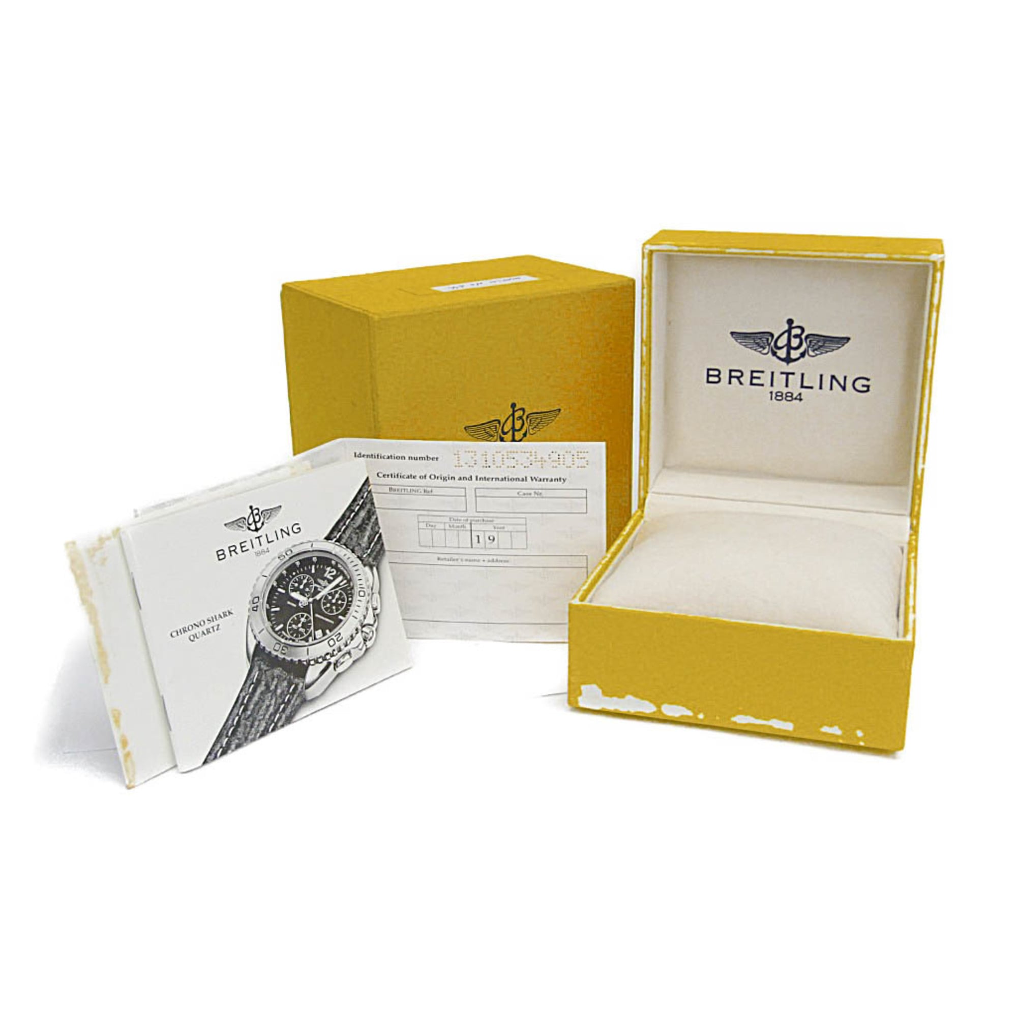 Breitling Shark Yacht A53606 Black Dial 42mm Watch