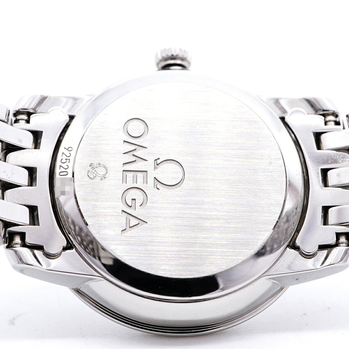 Omega De Ville Prestige 8-Diamond 424.10.24.60.55.001 Horloge met witte wijzerplaat, 24 mm