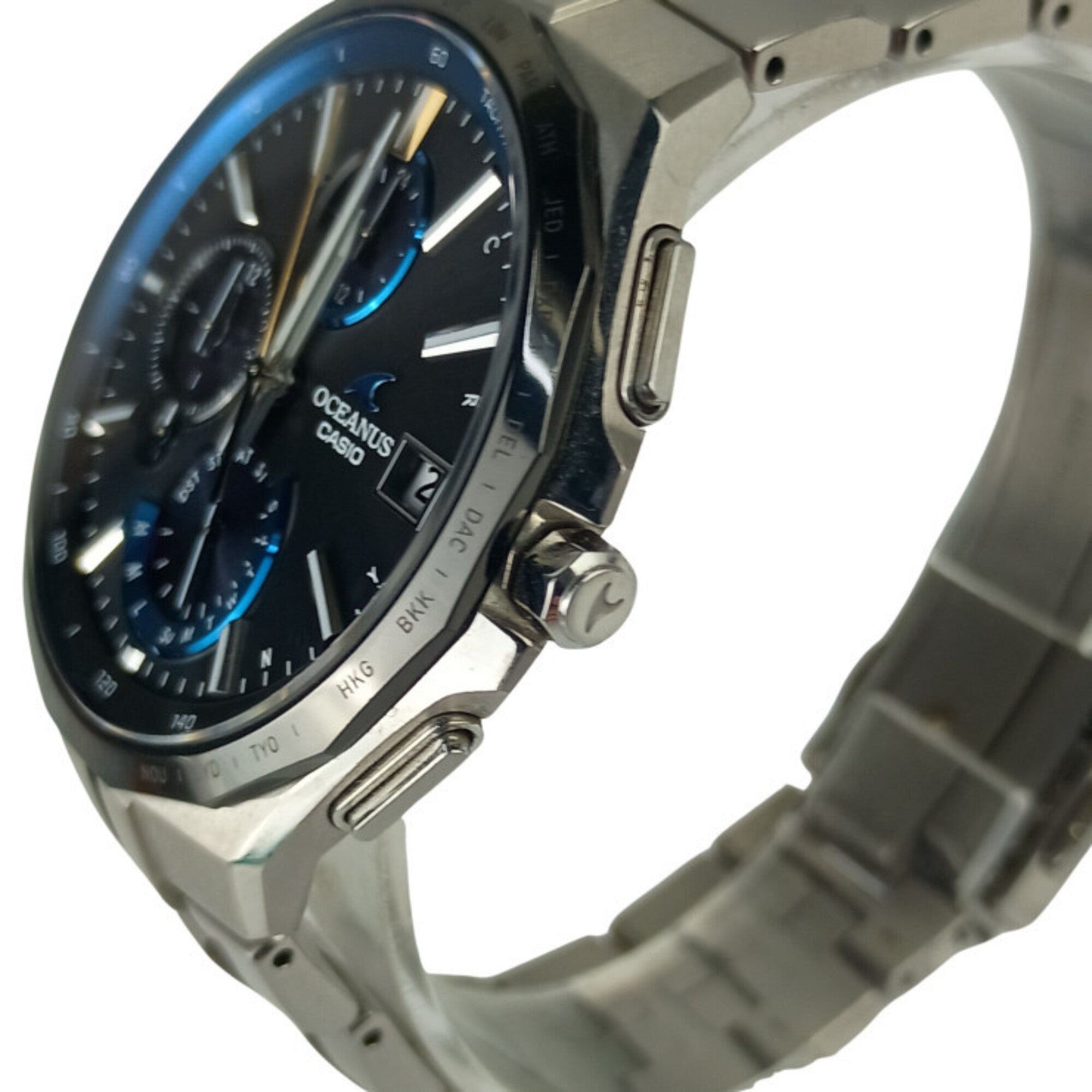 Montre Casio Oceanus Manta OCW-S5000-1AJF Noir avec cadran de 42 mm