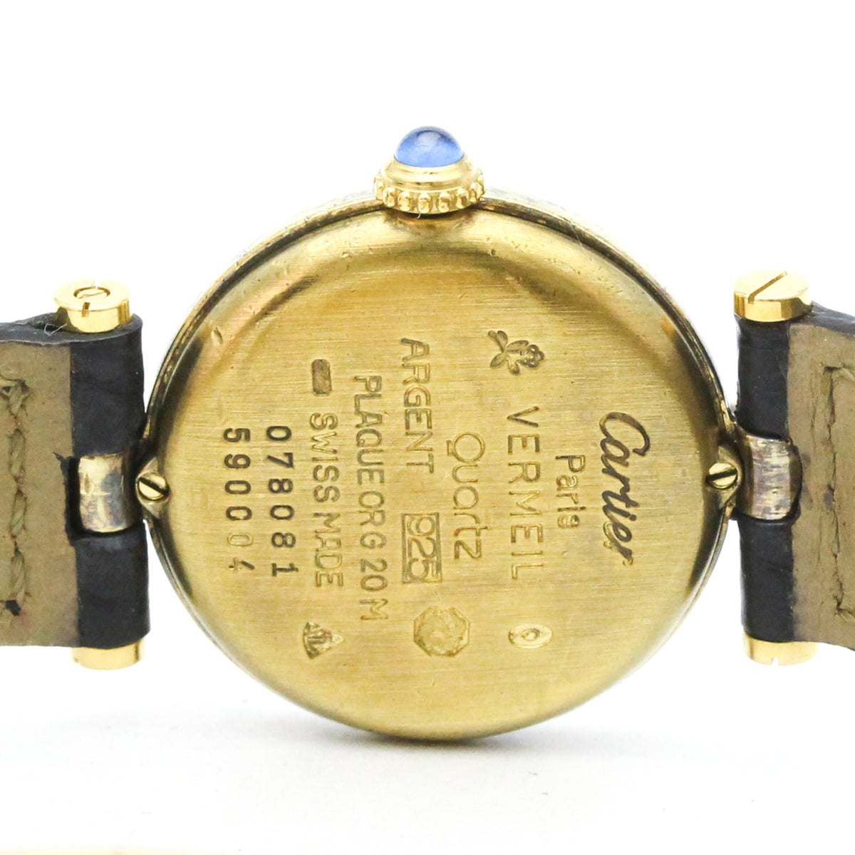Montre Cartier Must 590004 Noir cadran de 24 mm