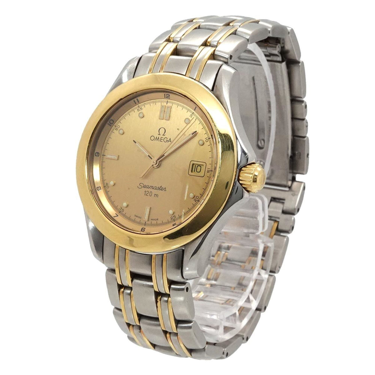 Montre Omega Seamaster 120 à cadran doré, 36 mm
