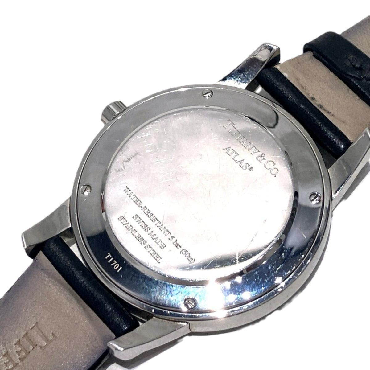 Tiffany & Co. Atlas Dome Z1800.11.102A21A52A Silber Zifferblatt 27 mm Uhr