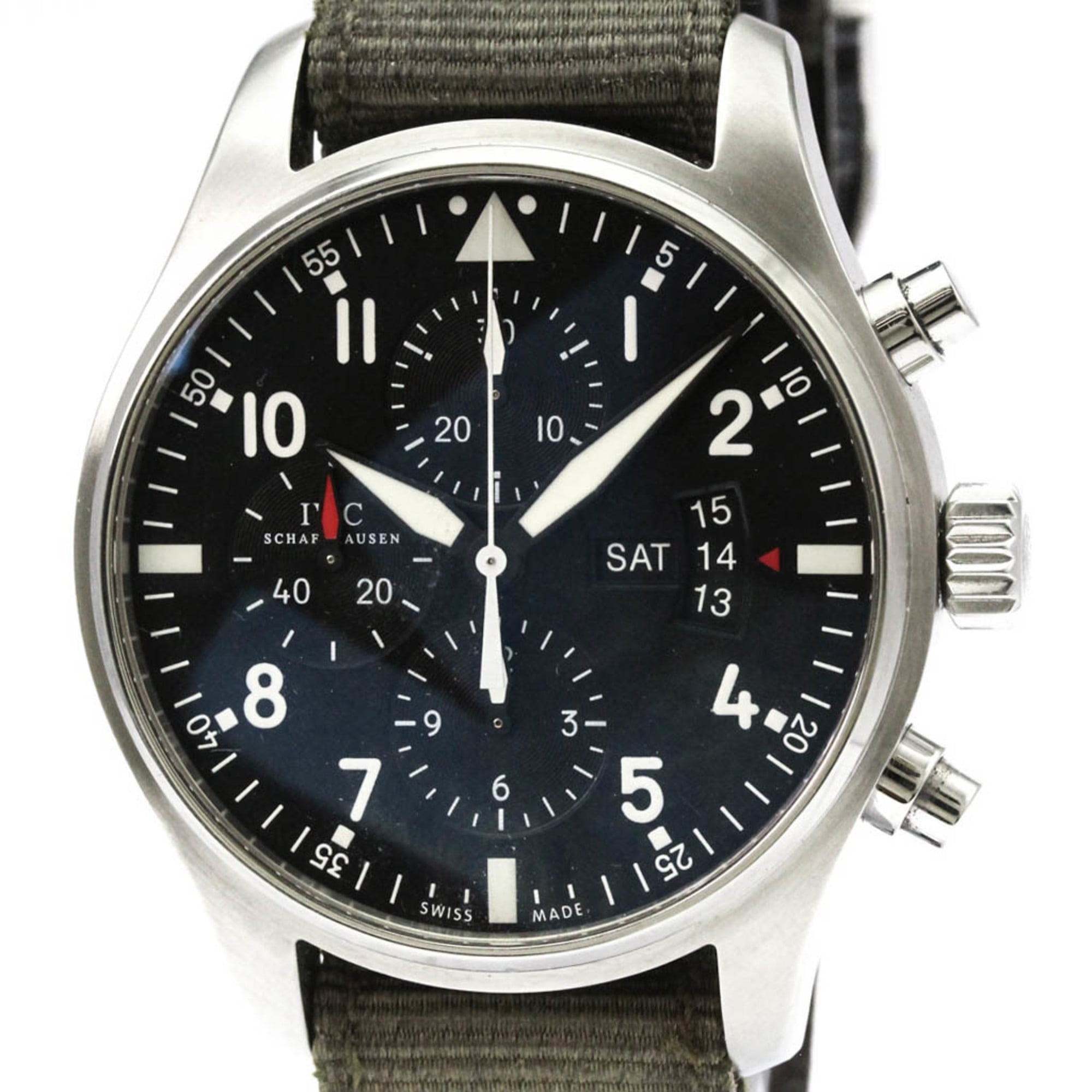 IWC Pilot Watch IW377701 Black Dial Stainless steel 43mm Watch