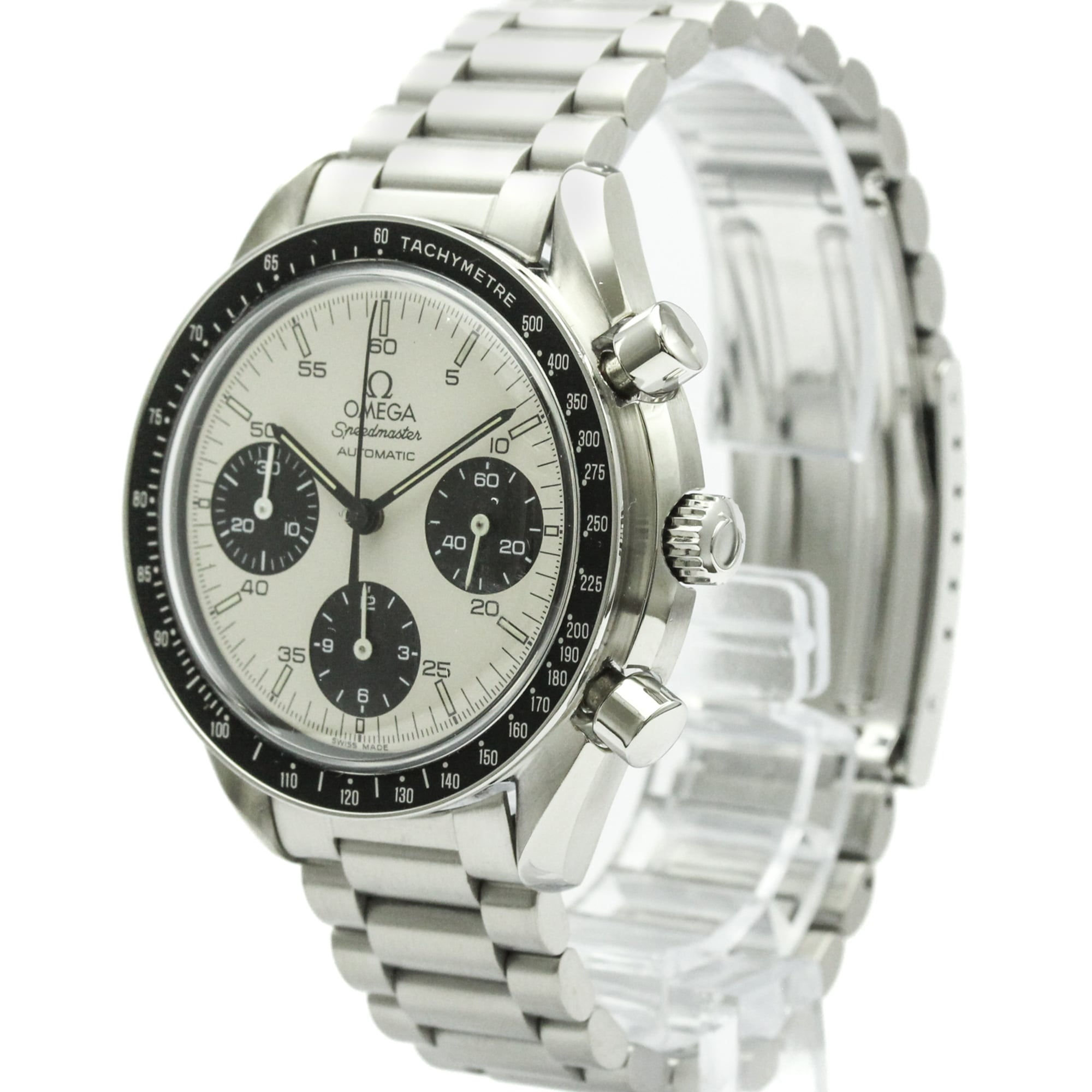 Omega Speedmaster 3510.21 White Dial 39mm Watch