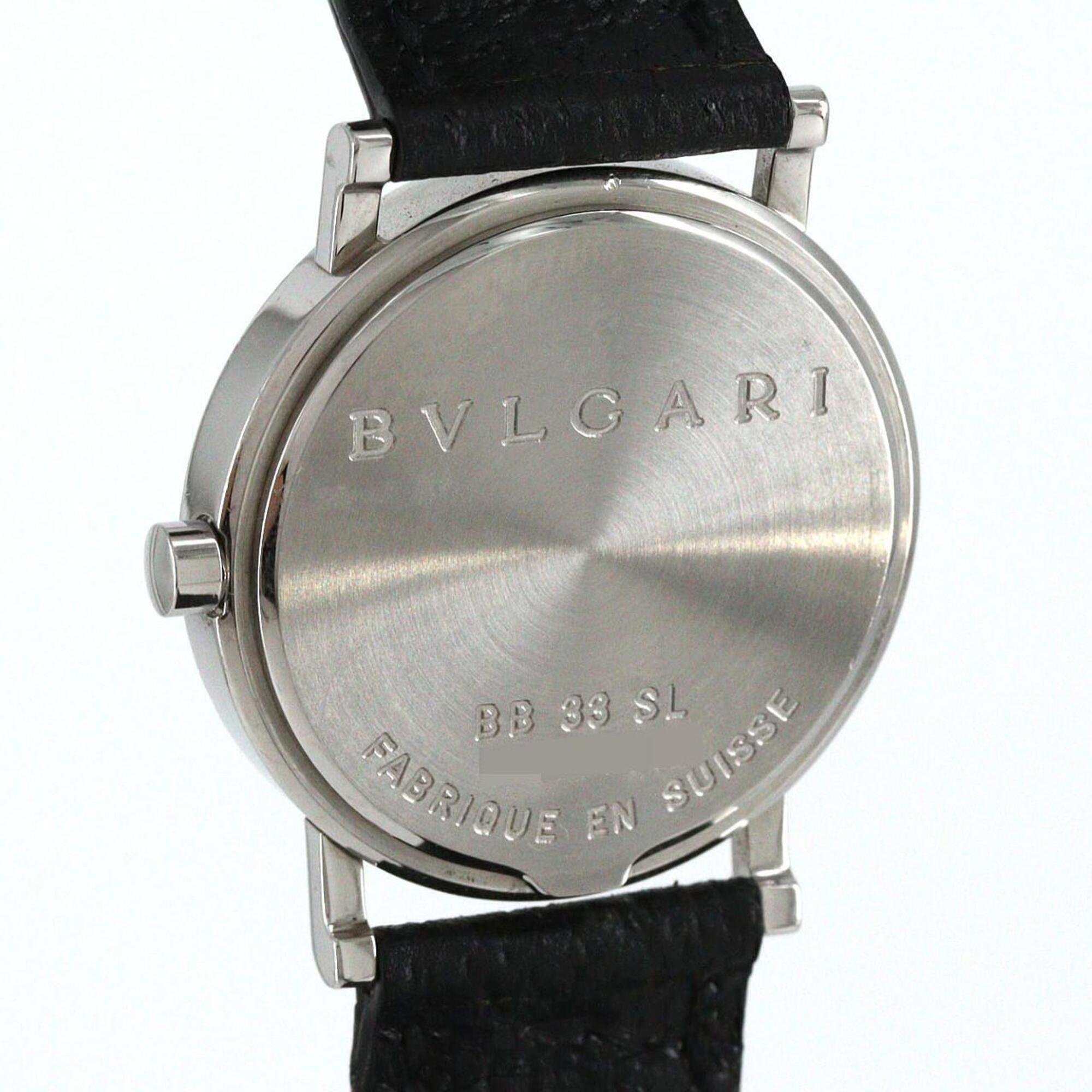 Bvlgari BB33SL horloge met roze wijzerplaat, 33 mm