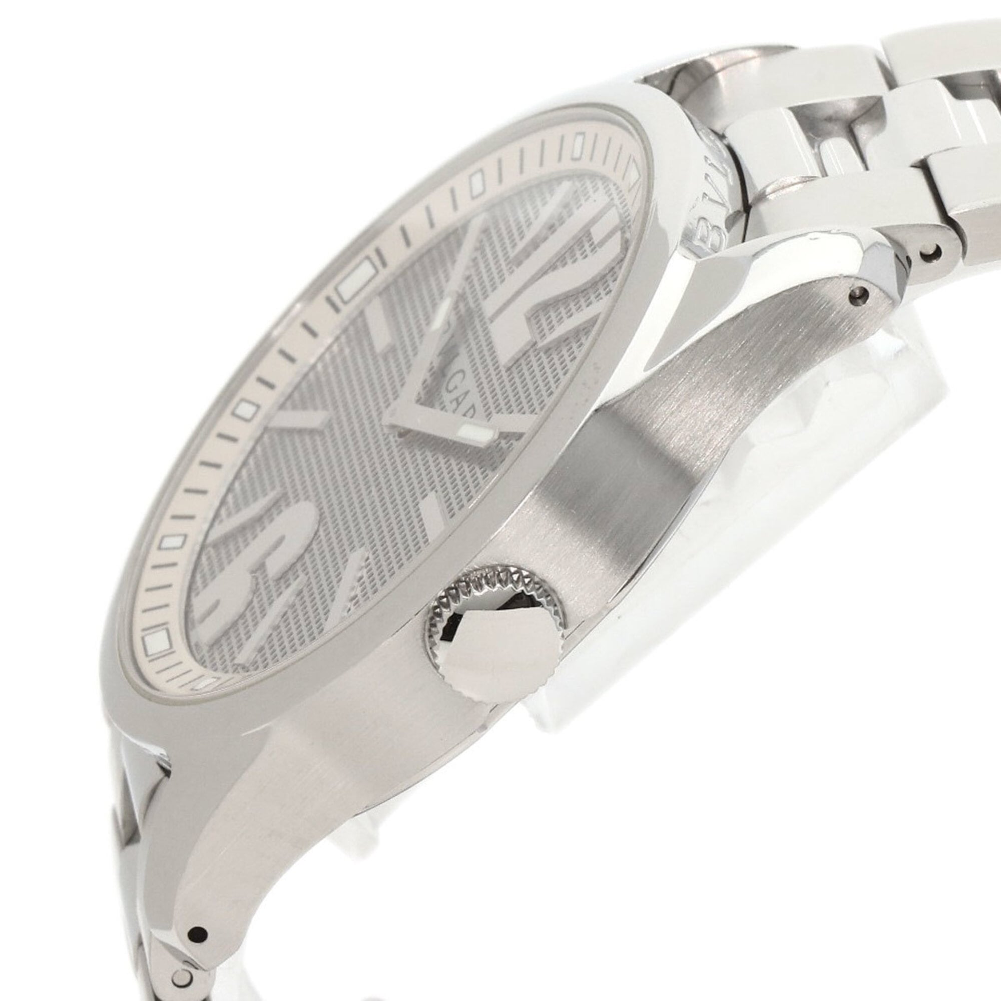 BVLGARI ST42SS Solotempo Watch Stainless Steel SS Men's