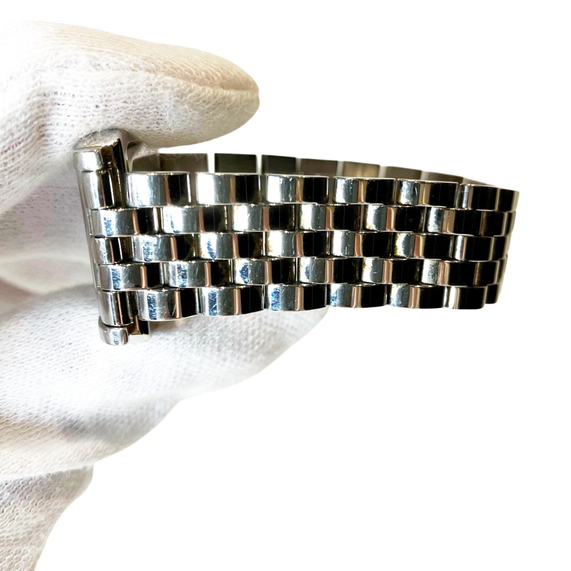 Tiffany & Co. wristwatch, total weight 52g, stainless steel, quartz movement, white dial.