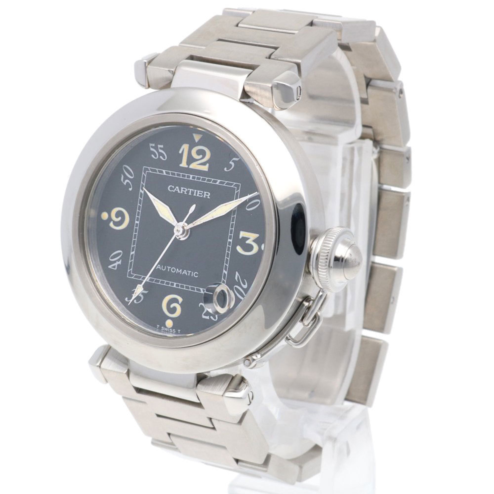 Cartier Pasha-horloge, roestvrij staal 2324, automatisch, unisex, CARTIER