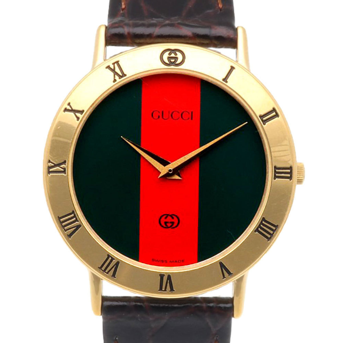 Gucci 3000M Black, Red color Dial 32mm Watch