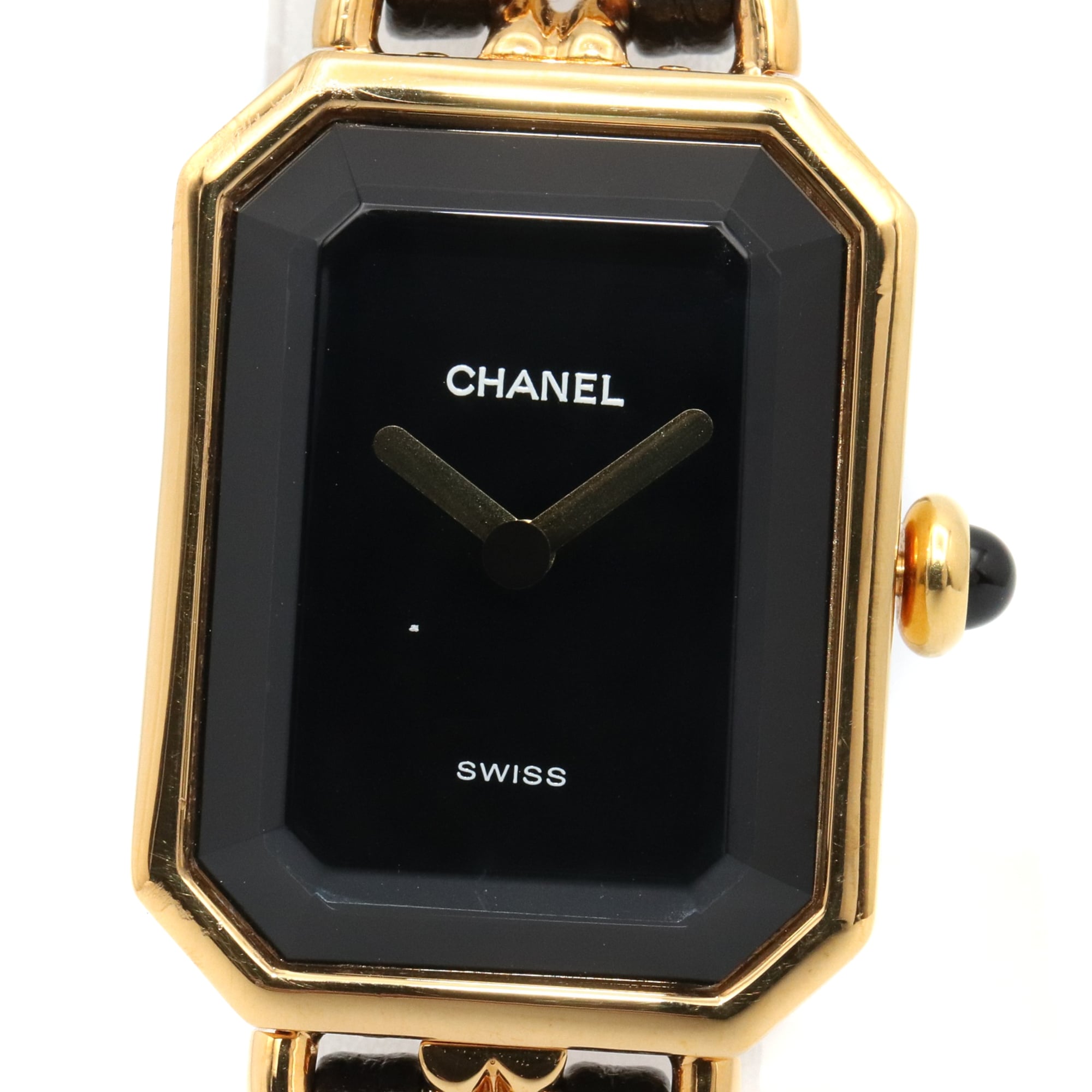 Chanel CHANEL Première S H0001 Black Dial 20mm Watch