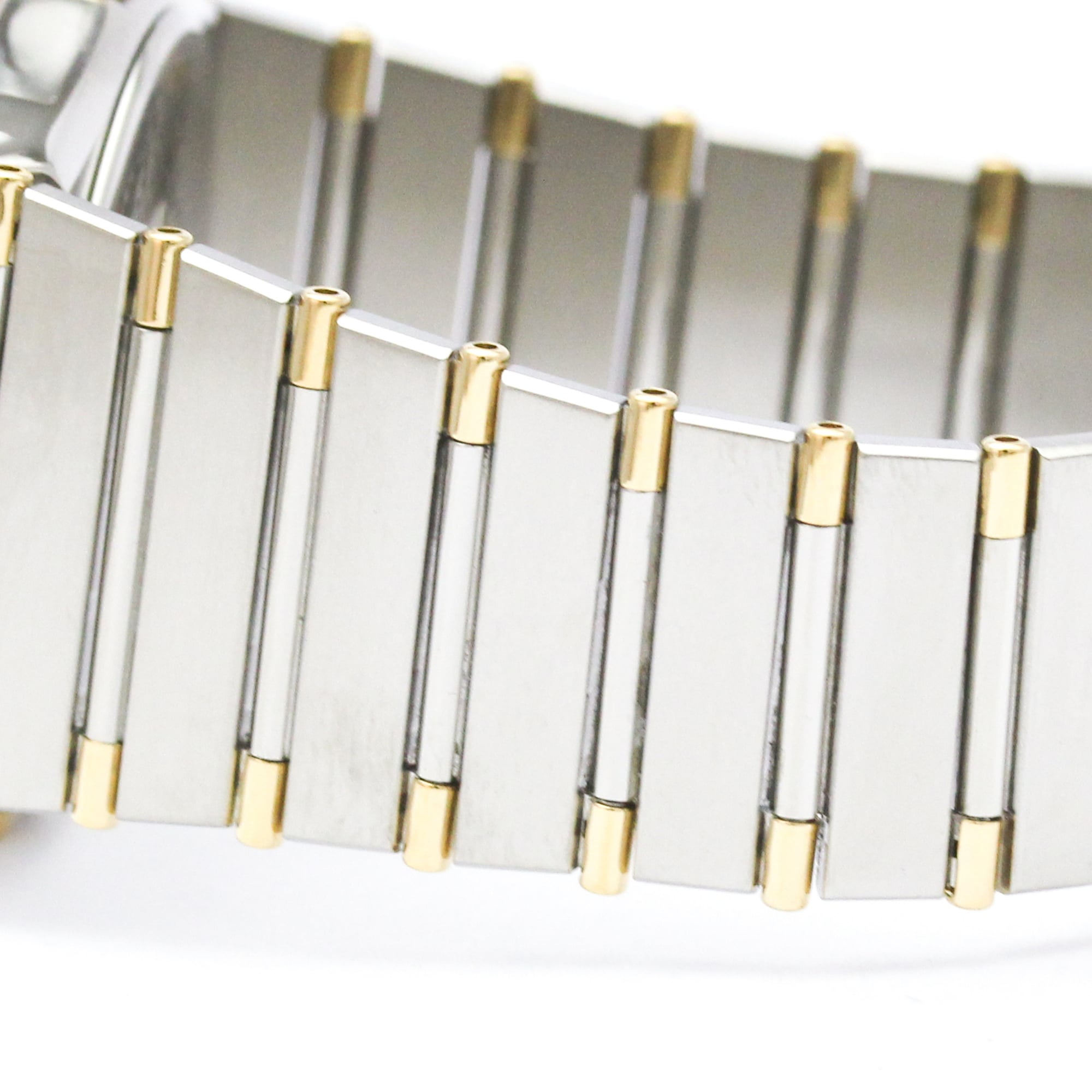 OMEGA Constellation Herrenuhr 18 Karat Gold Edelstahl Quarz 396.1080