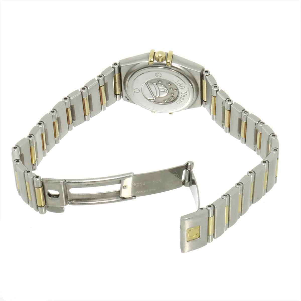 Omega Constellation Mini 111 25 23 60 55 002 Horloge met gouden wijzerplaat, 23 mm